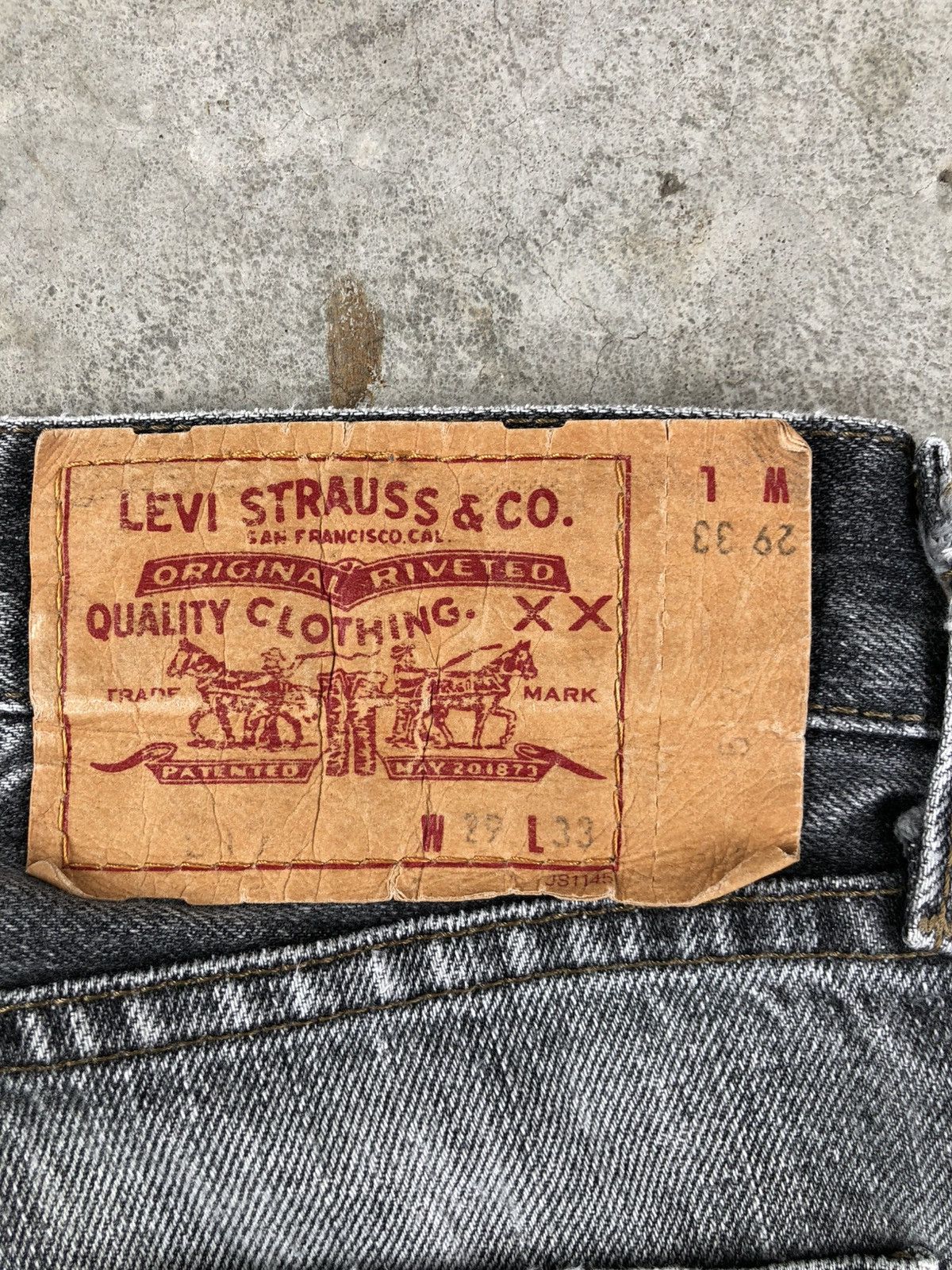If Six Was Nine Levis 517 Flared Jeans Bootcut Distressed Jeans Size US 29 - 18 Thumbnail