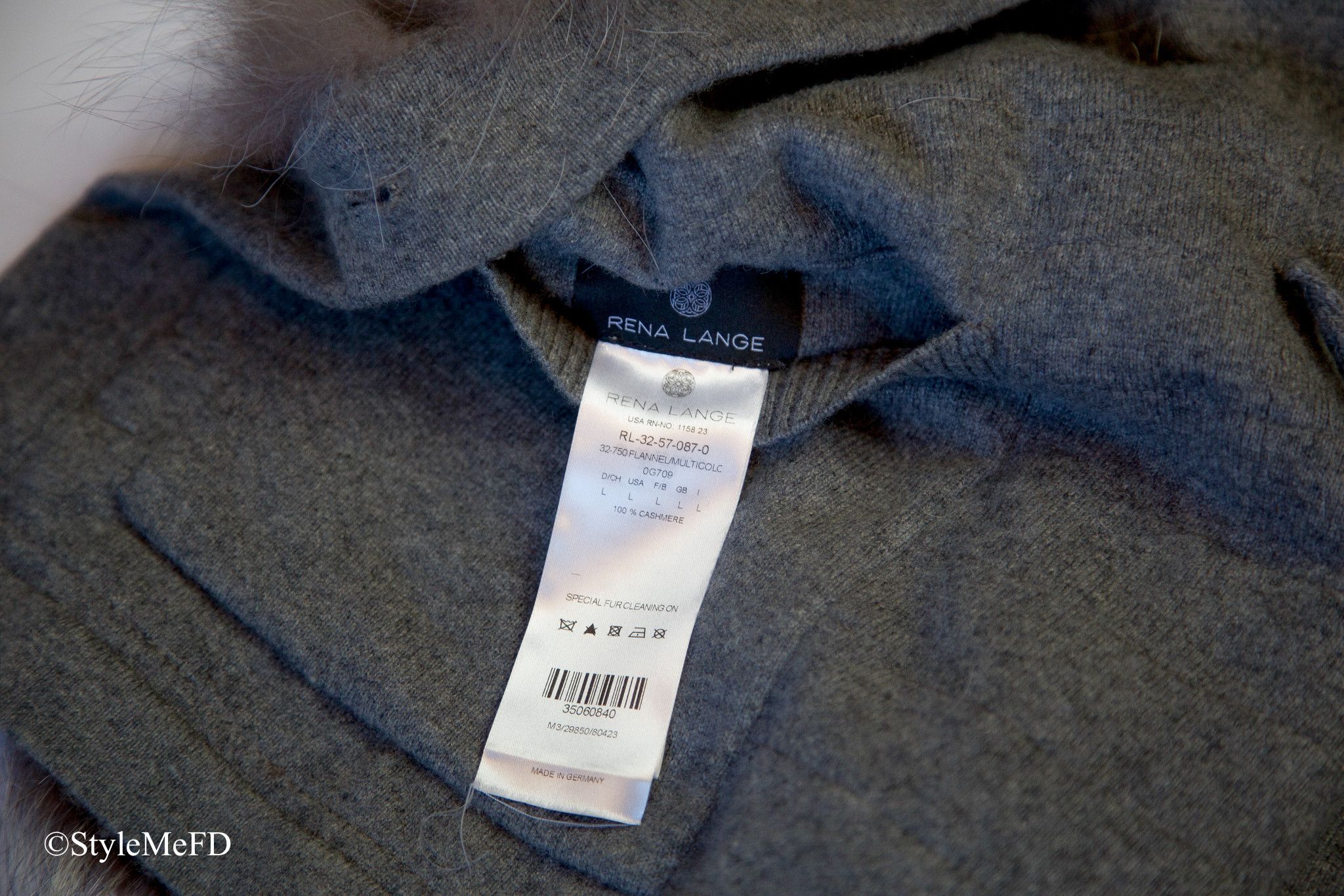 Vintage VINTAGE RENA LANGE Reversible Cashmere & Fur Vest Size L / US 10 / IT 46 - 6 Thumbnail