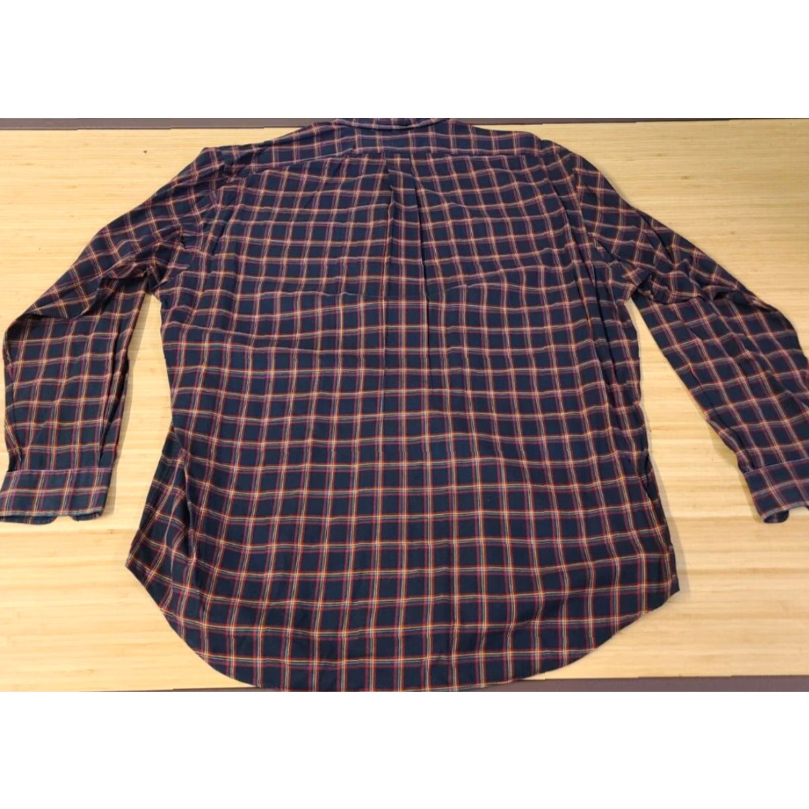 Polo Ralph Lauren VINTAGE Polo Ralph Lauren Shirt Men L Red Plaid Two-Ply Cotton Button-Front Collared Long Sleeve Polo Pony Classic Casual Size US L / EU 52-54 / 3 - 6 Thumbnail