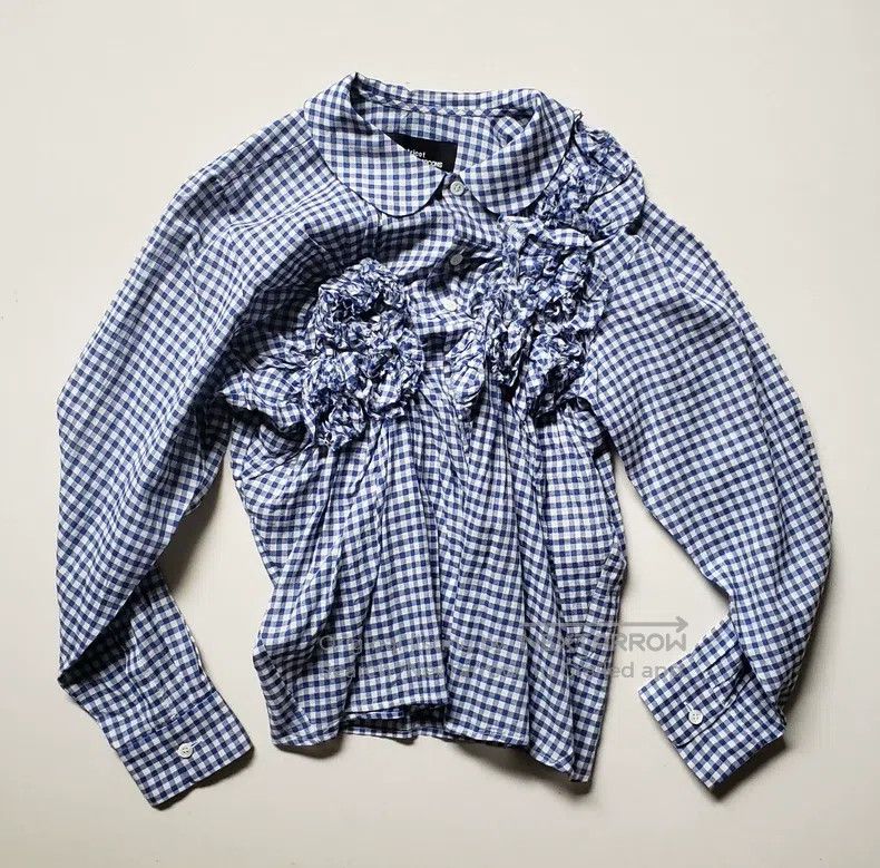 Comme des Garcons Comme Des Garcons Rose Pinched Flower Shirt Size S / US 4 / IT 40 - 1 Thumbnail