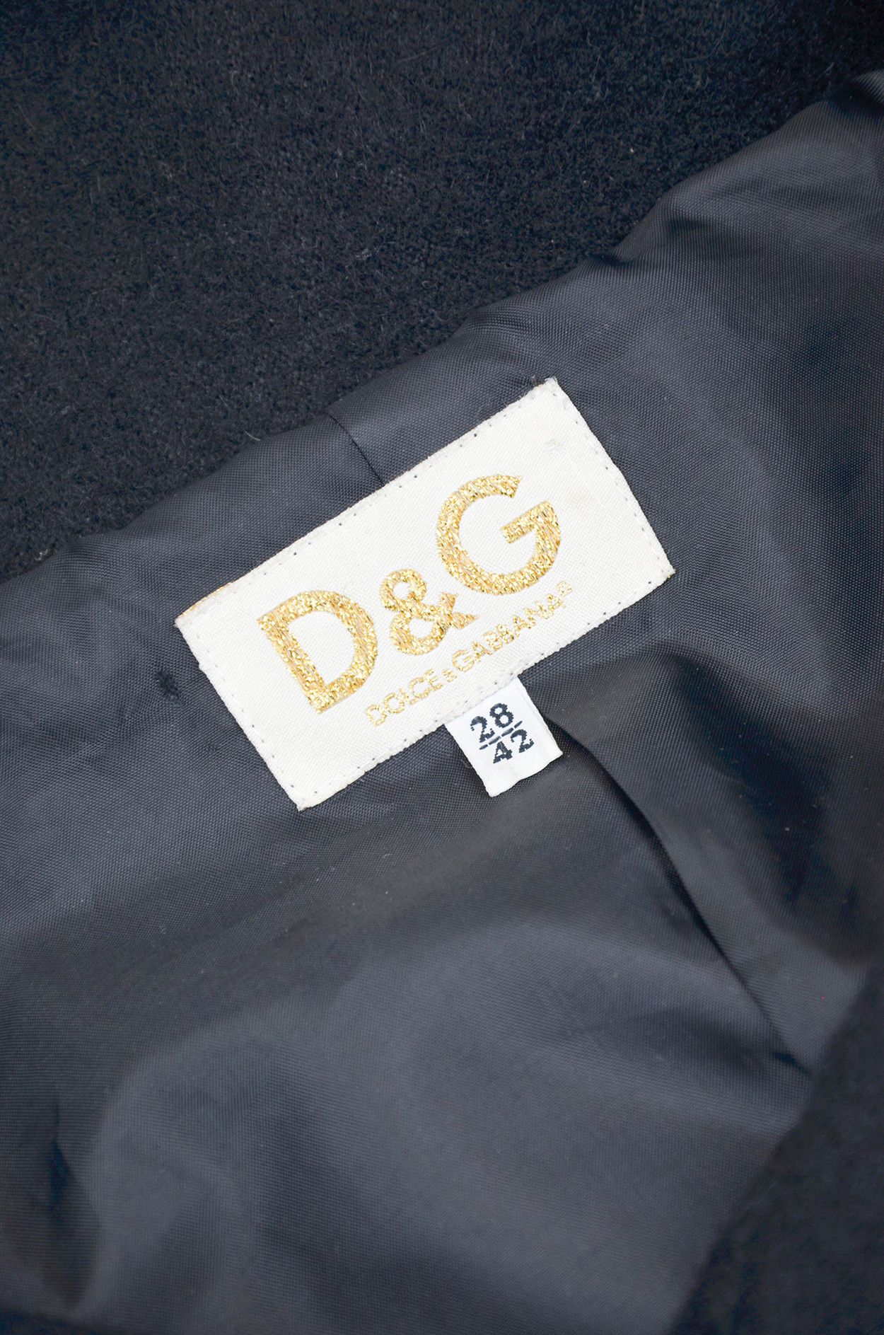Dolce & Gabbana D&G Black Wool Embroidered Coat - Size IT42 Size M / US 6-8 / IT 42-44 - 7 Thumbnail