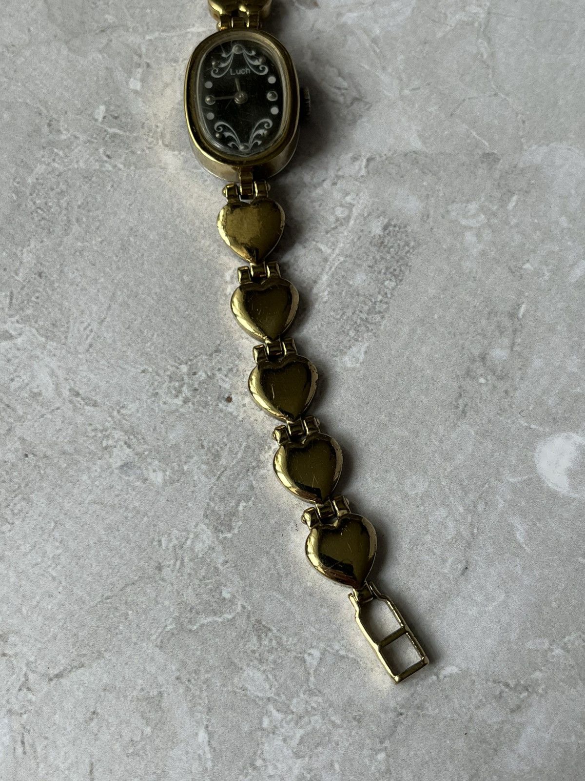 Jewelry × Vintage Vintage Luch Watch with Heart Bracelet Size ONE SIZE - 7 Thumbnail