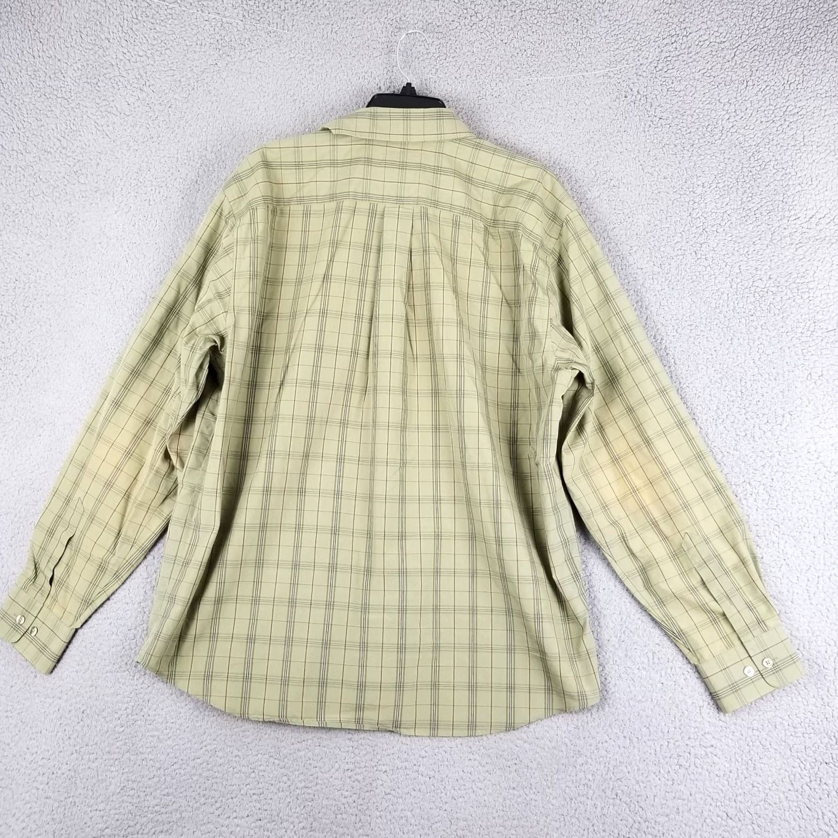 Eddie Bauer Eddie Bauer Wrinkle Resistant Relaxed Fit Shirt Men L Brown Button-Up Long Sleeve Casual Business Check Cotton 100% Size US L / EU 52-54 / 3 - 7 Thumbnail