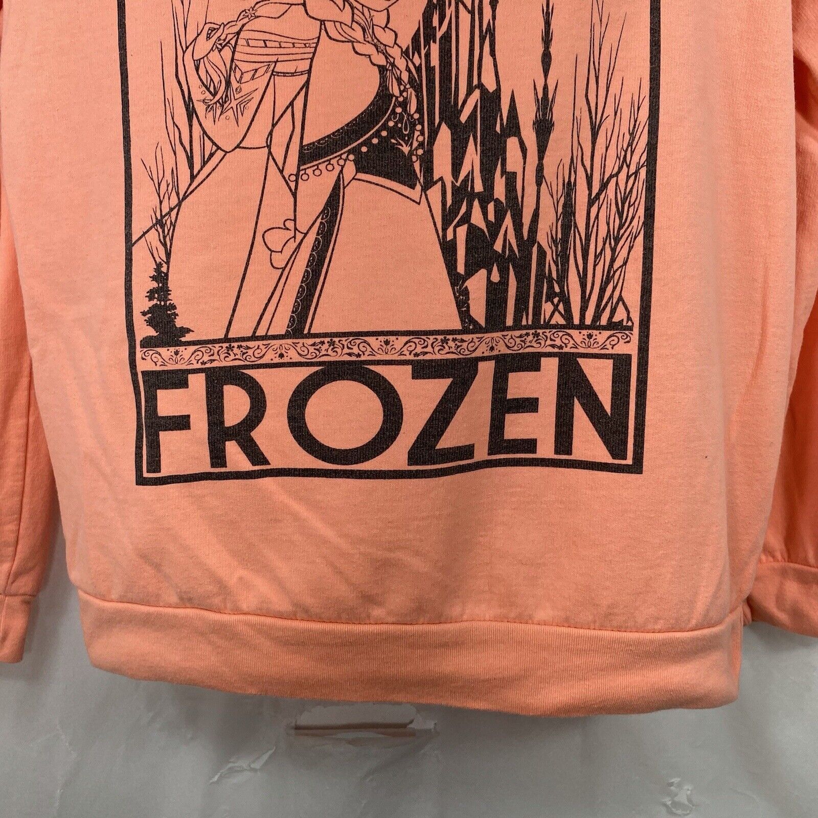 Disney Disney Frozen Anna Elsa Crewneck Fleece Pullover Sweatshirt Size L / US 10 / IT 46 - 5 Thumbnail