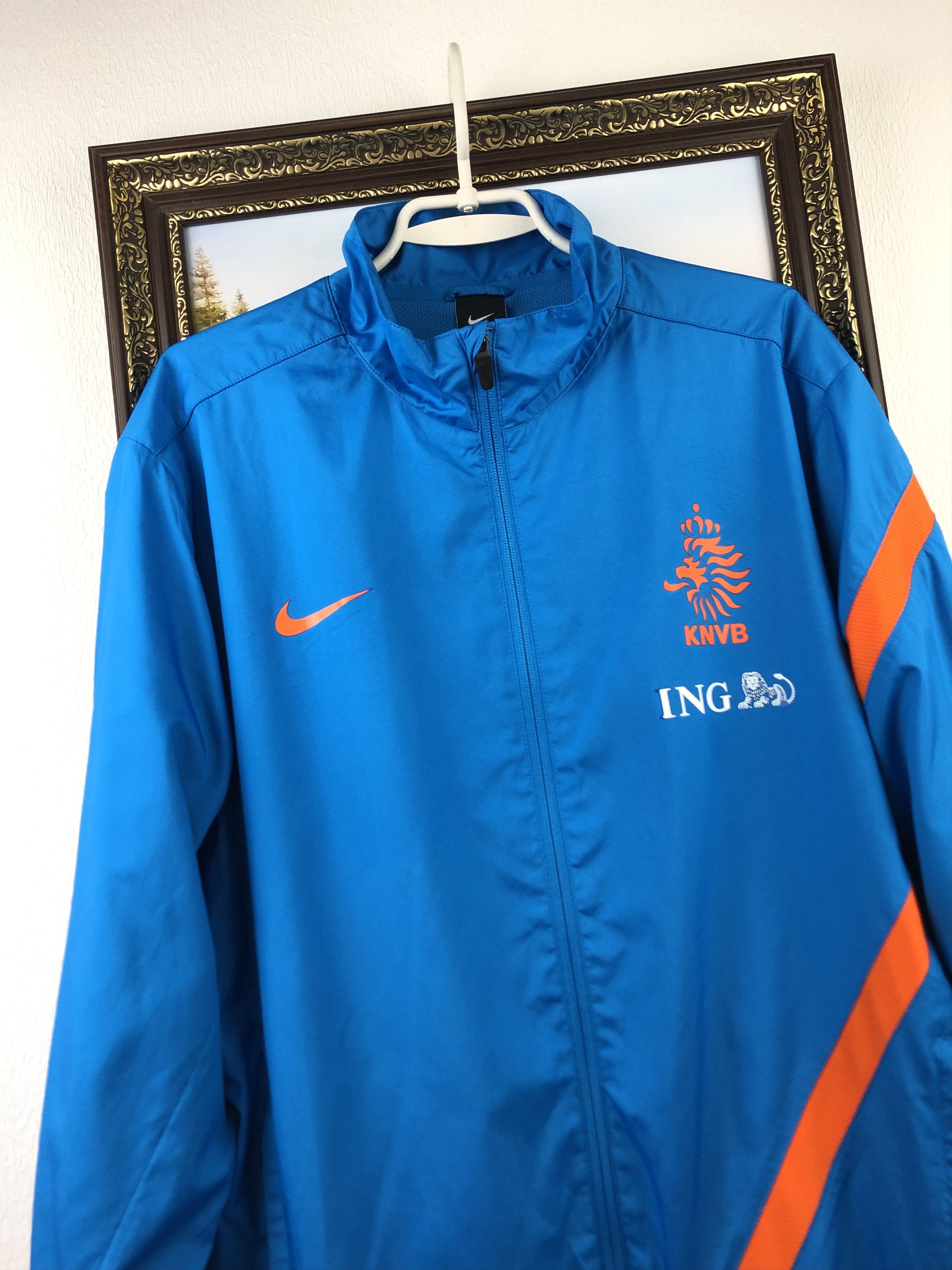 Nike Netherlands Holland Football Jacket Track Top Windbreaker Size US XL / EU 56 / 4 - 3 Thumbnail
