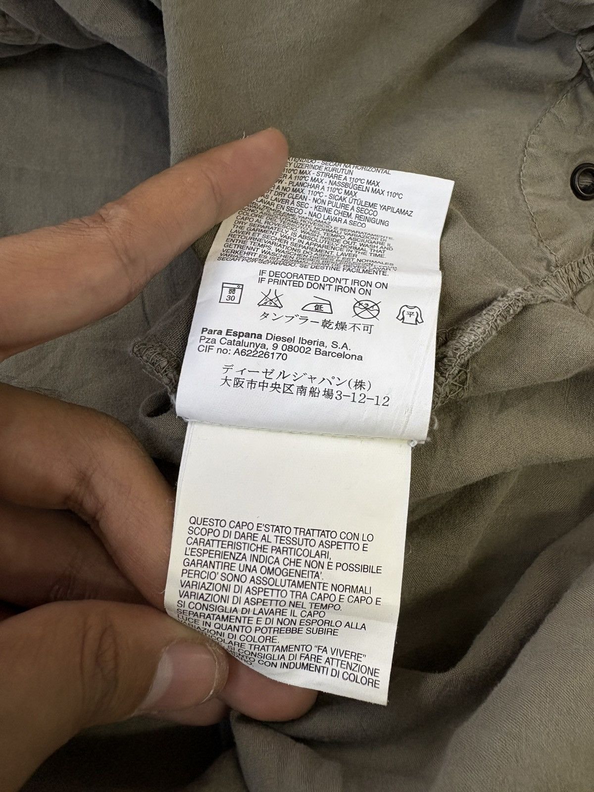 GOA Diesel Japanese Cloaks Capes Outerwear Size US S / EU 44-46 / 1 - 13 Thumbnail