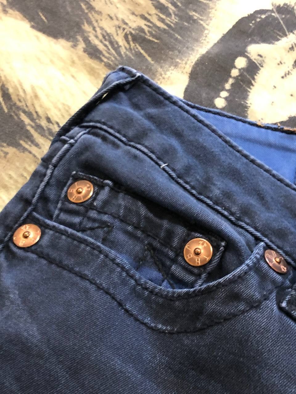 True Religion Vintage True Religion jeans logo crazy Y2K streetwear Size US 28 / EU 44 - 8 Thumbnail