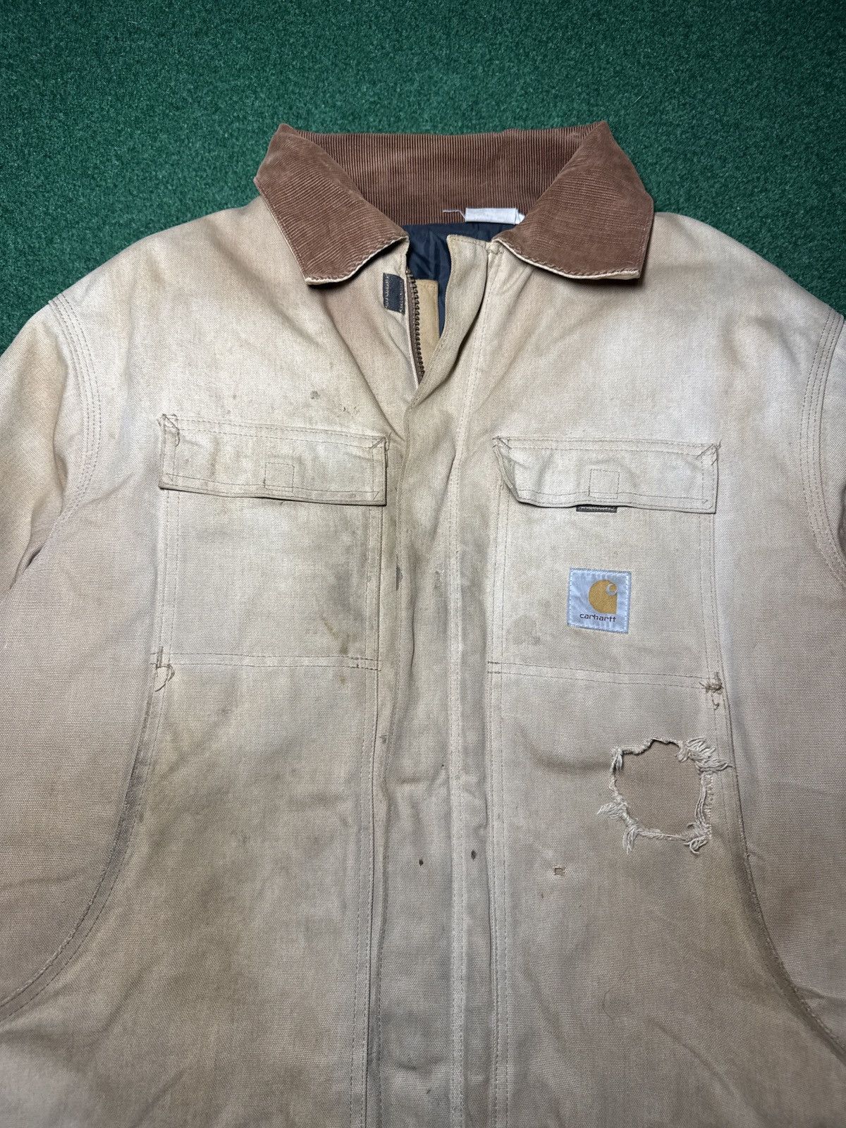 Carhartt Vintage 90s Carhartt Distressed Arctic Grunge Jacket Size US XL / EU 56 / 4 - 2 Thumbnail