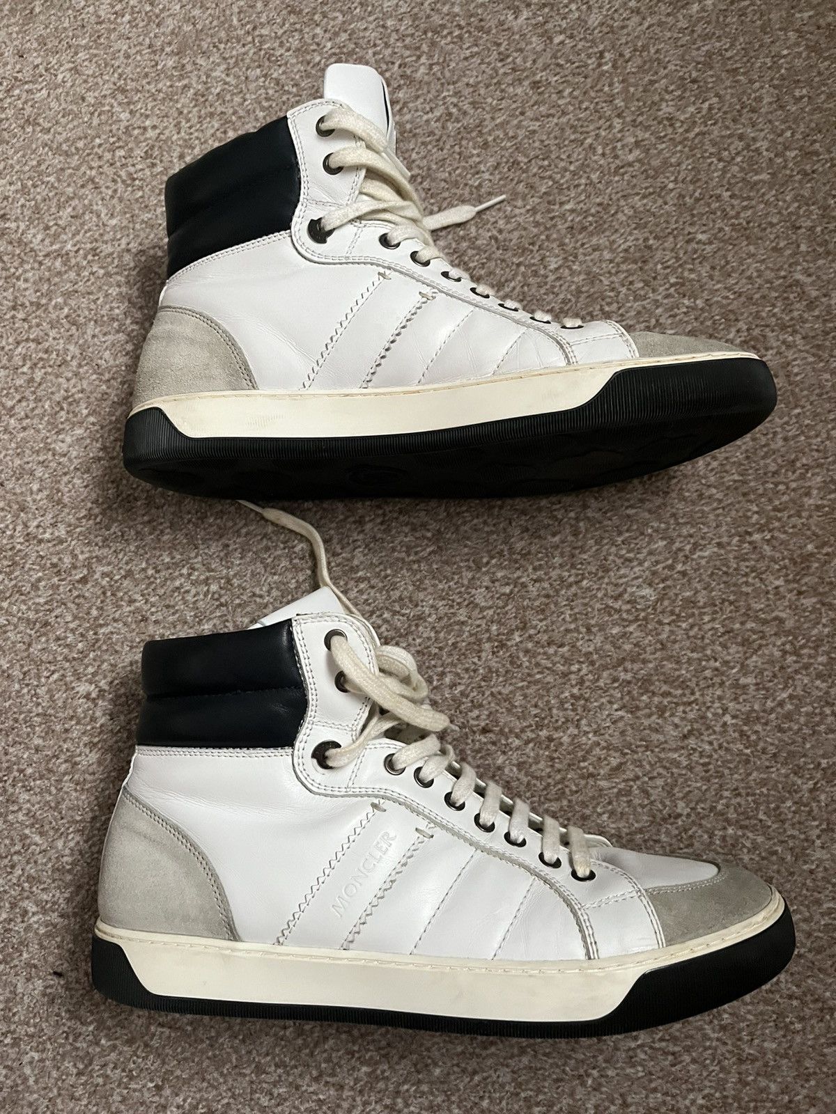 Moncler Moncler early 2000s hi-top sneakers Size US 11 / EU 44 - 3 Thumbnail