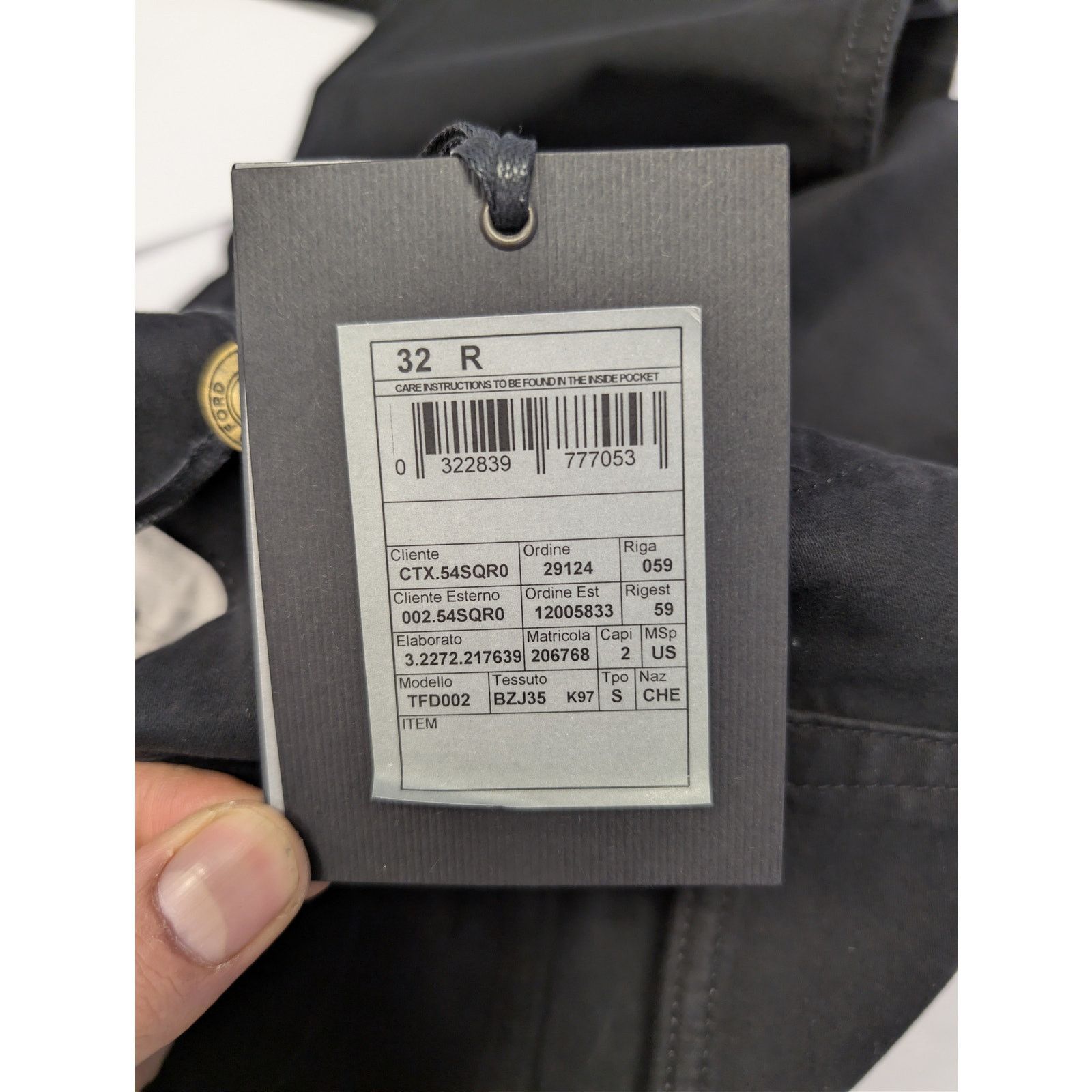 Tom Ford o1rshd1 Straight Jeans in Black Size US 32 / EU 48 - 22 Thumbnail