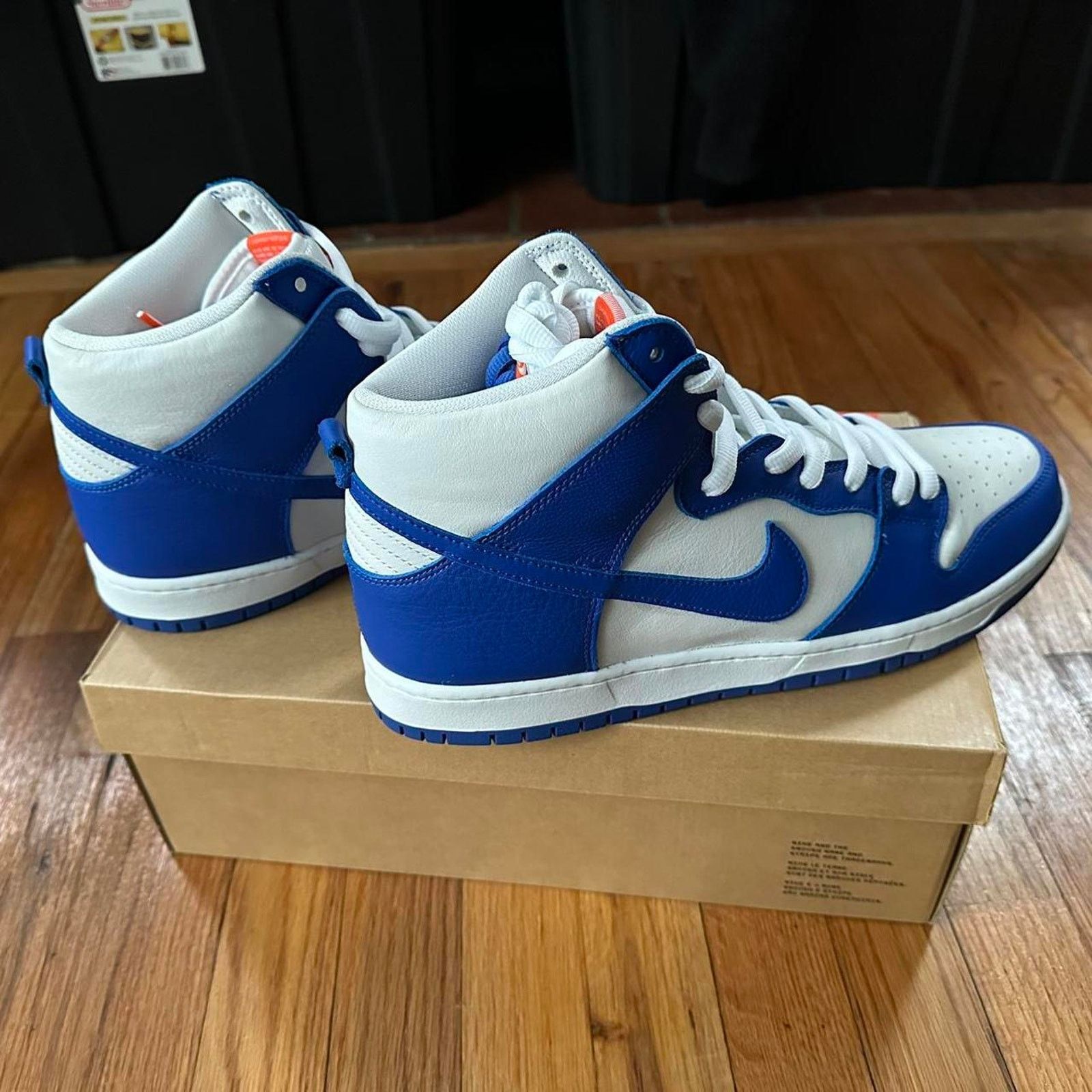 Nike Nike SB Dunk High ISO Varsity Royal Blue Kentucky 14 men’s Size US 12 / IT 42 - 8 Thumbnail