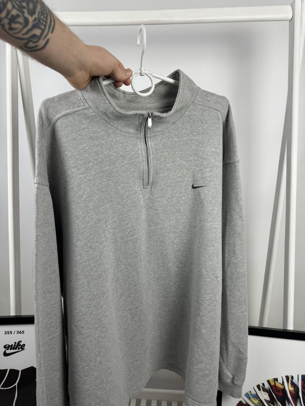 Nike Vintage Nike 1/3 Zip Sweatshirt Size US XL / EU 56 / 4 - 5 Thumbnail