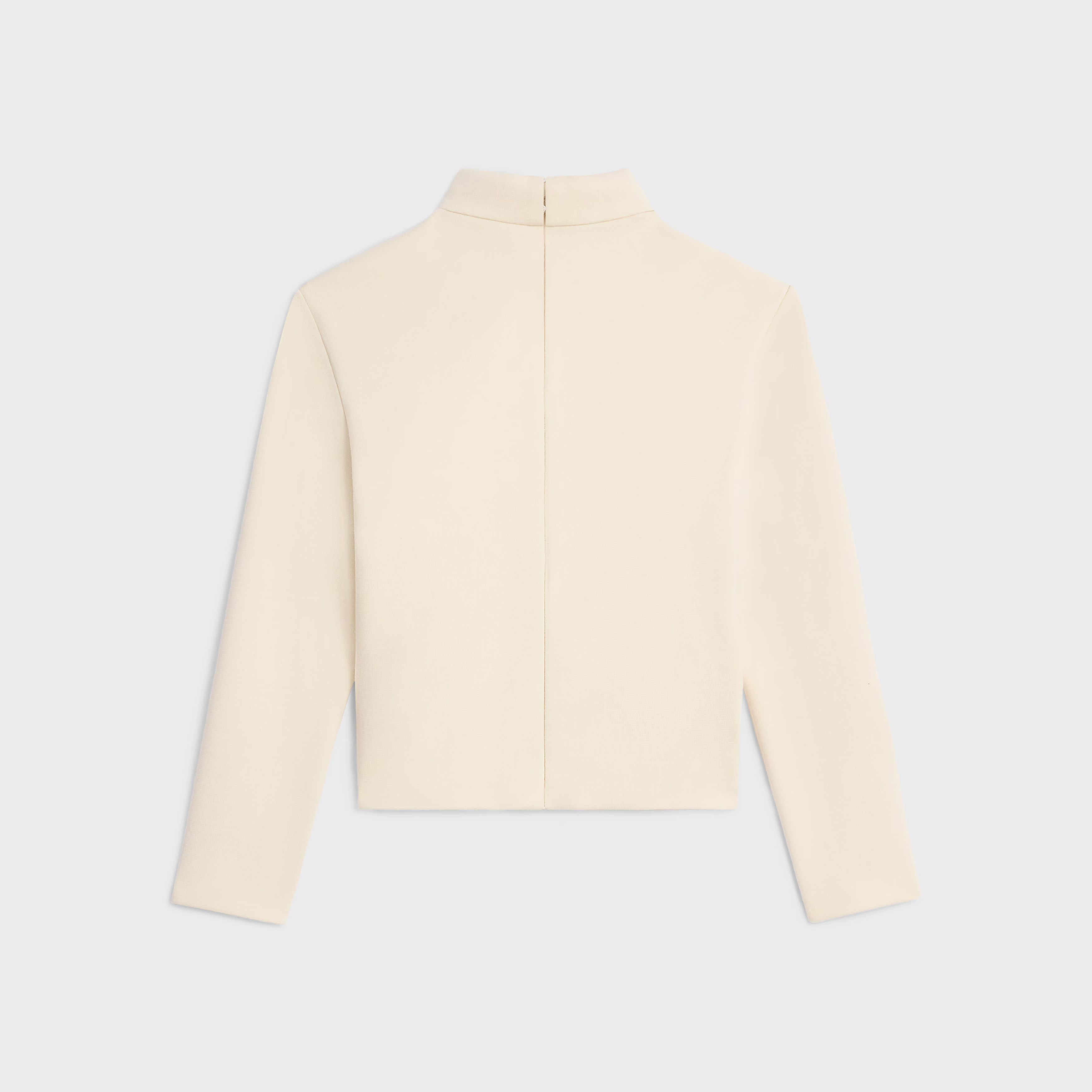 Celine o1bcso1str0925 2X36O759Y Turtleneck Sweater in Creme Size S / US 4 / IT 40 - 2 Thumbnail