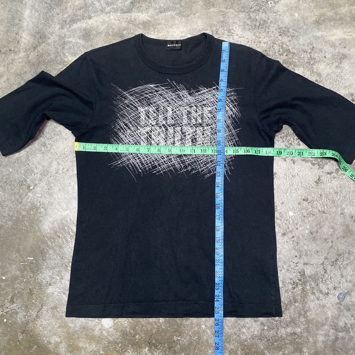 Boycott × Japanese Brand RARE BOYCOTT TELL THE TRUTH DESIGNER T SHIRT Size XS / US 0-2 / IT 36-38 - 9 Thumbnail