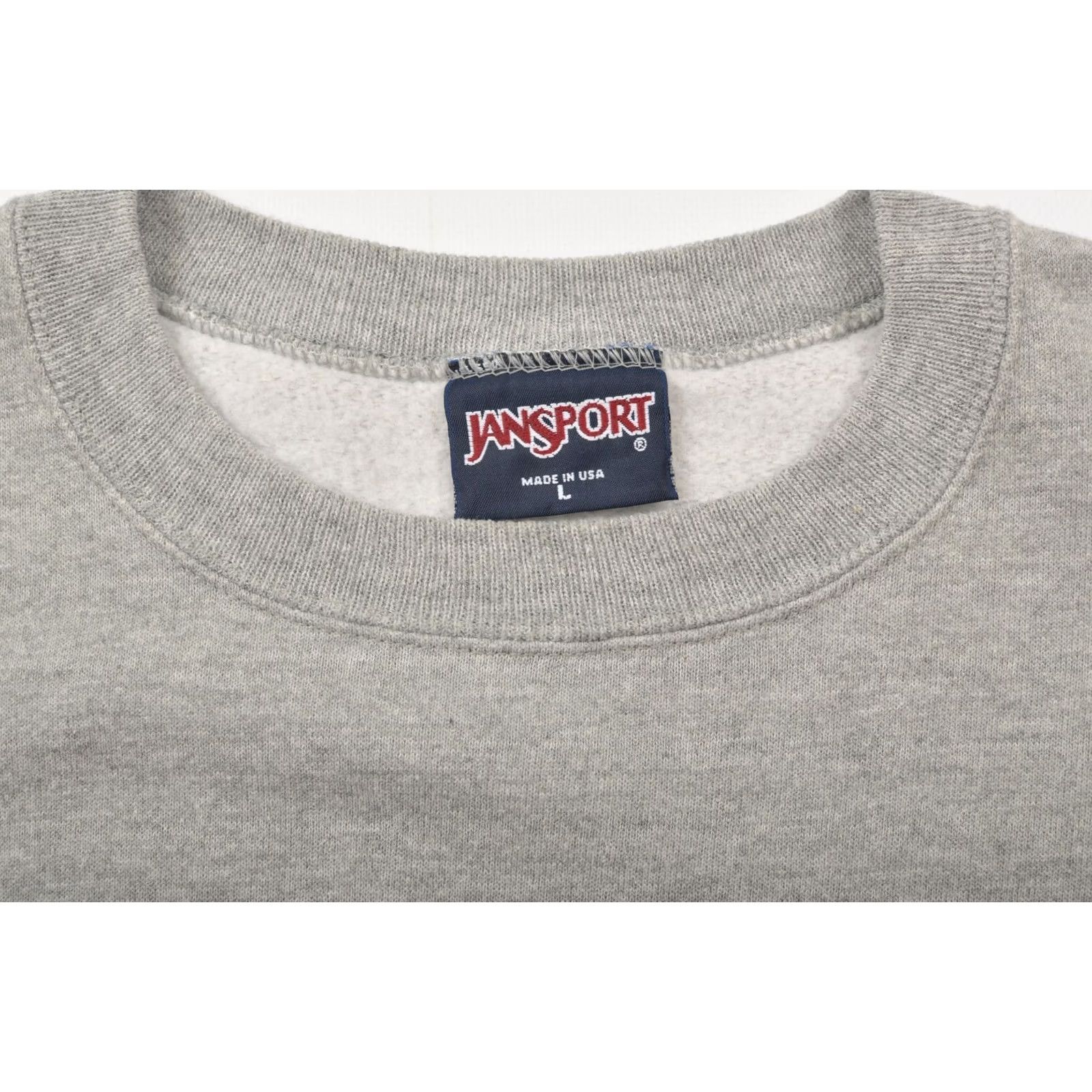 Jansport VINTAGE Jansport Florida Clearwater Beach Pullover Sweatshirt L Mens Gray US Made in USA Size US L / EU 52-54 / 3 - 7 Thumbnail
