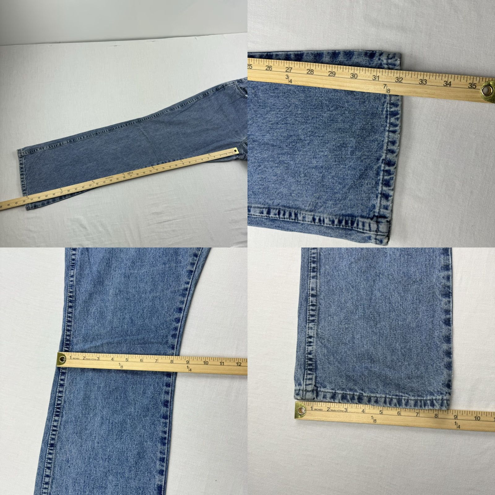 Wrangler VINTAGE Wrangler Bootcut Jeans Womens 11 Blue Grunge Y2K 90s American Cowgirl Size 32" / US 10 / IT 46 - 8 Thumbnail