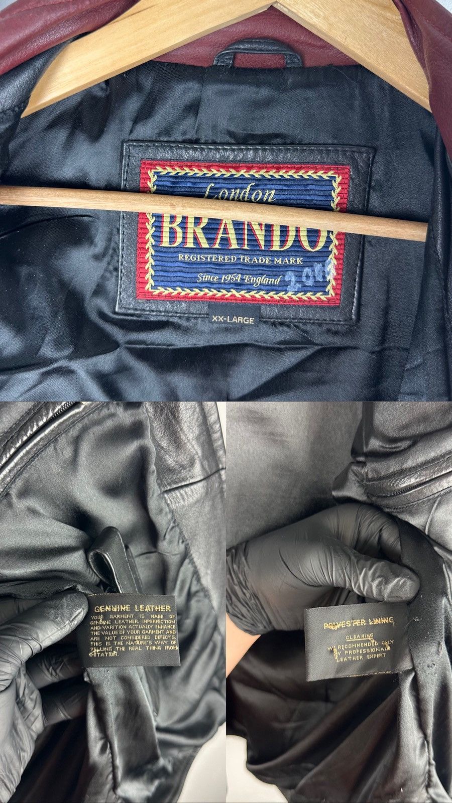 Marlboro Vintage Rare Marlboro Racing Leather Jacket Brando Size US XXL / EU 58 / 5 - 18 Thumbnail