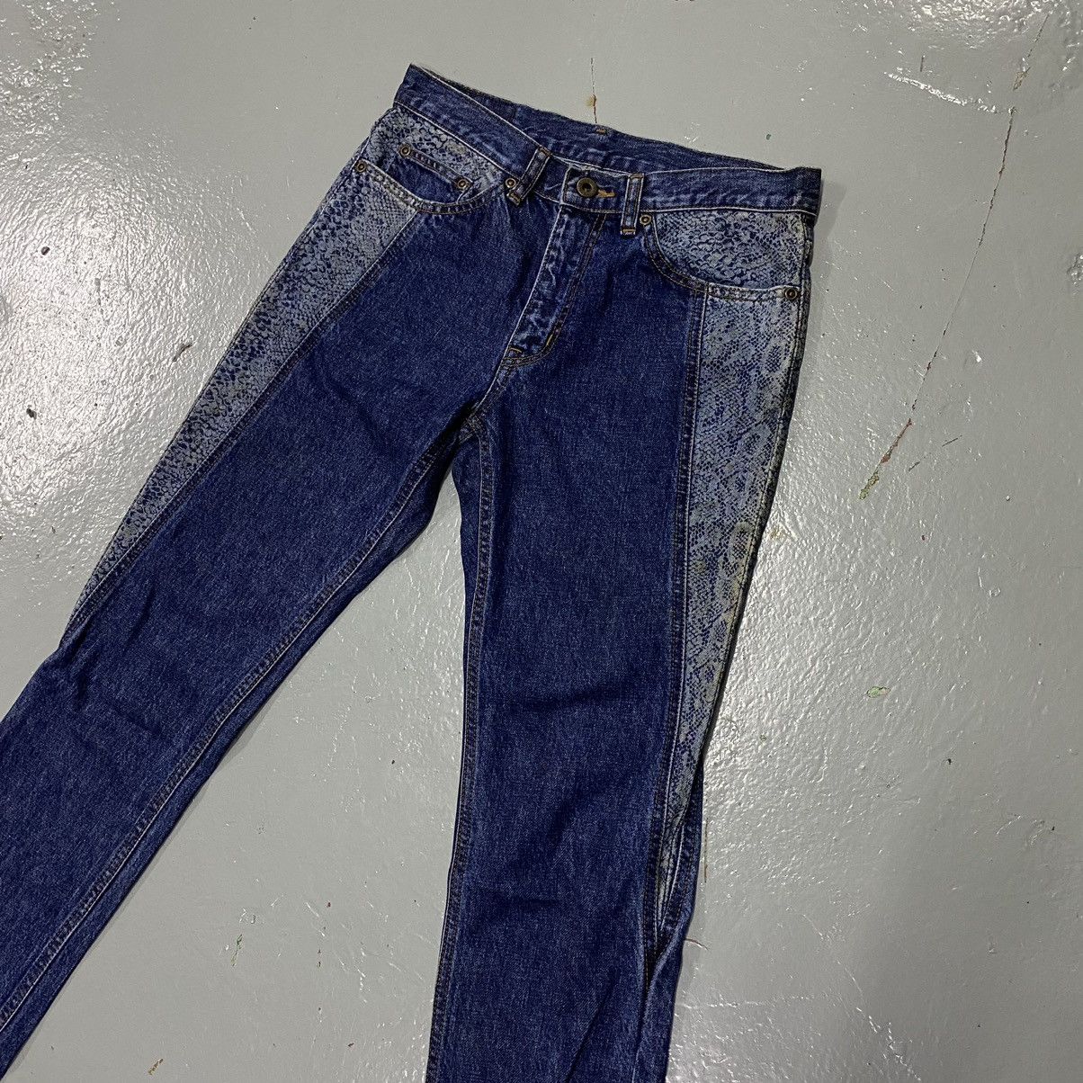 Hysteric Glamour × Vintage Vintage Hysteric Glamour Snake Jeans Archive Vtg Size US 29 - 1 Thumbnail