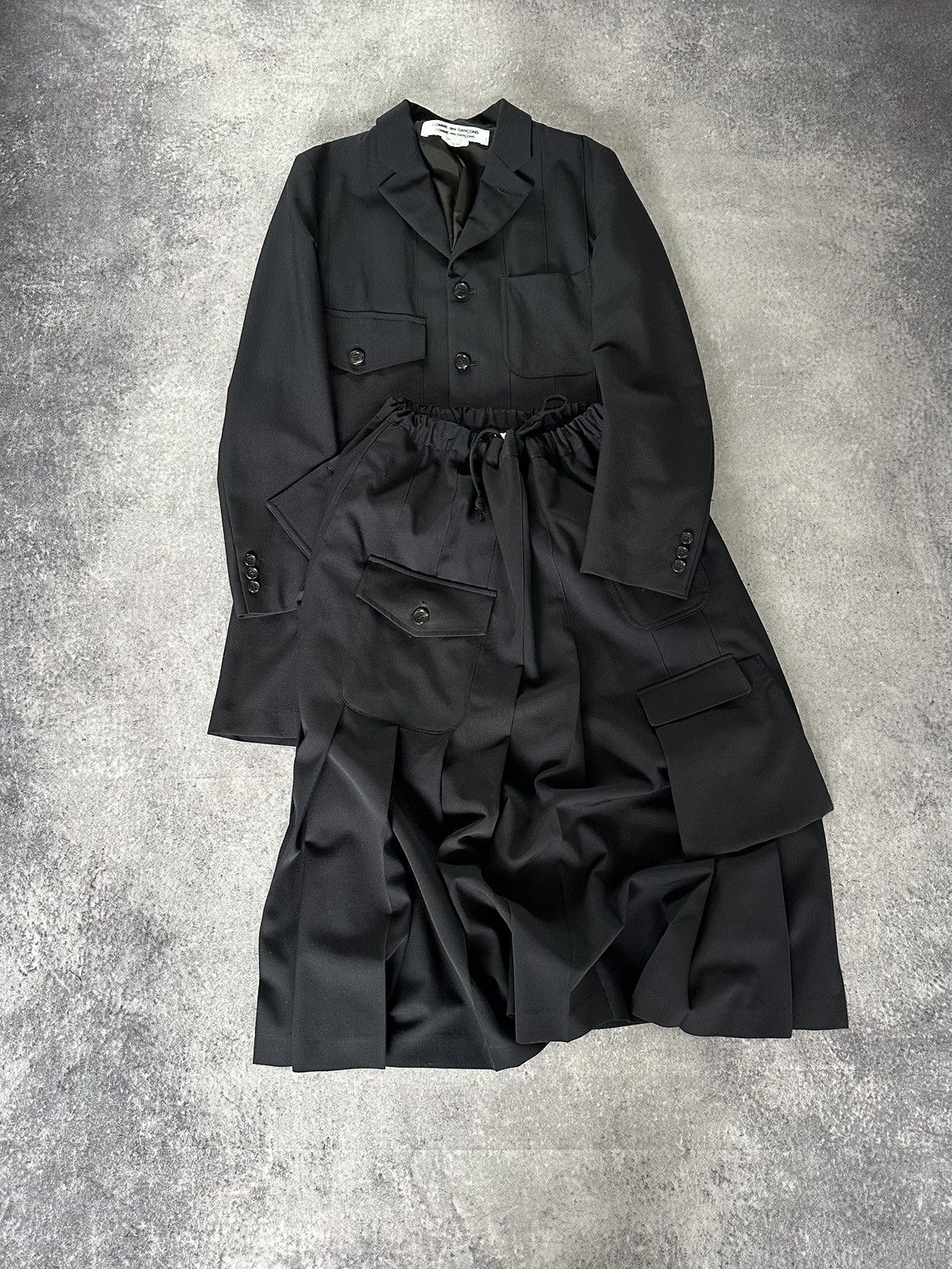 Comme des Garcons Comme Des Garçons Pocket Blazer And Long Skirt Set Size L / US 10 / IT 46 - 1 Thumbnail