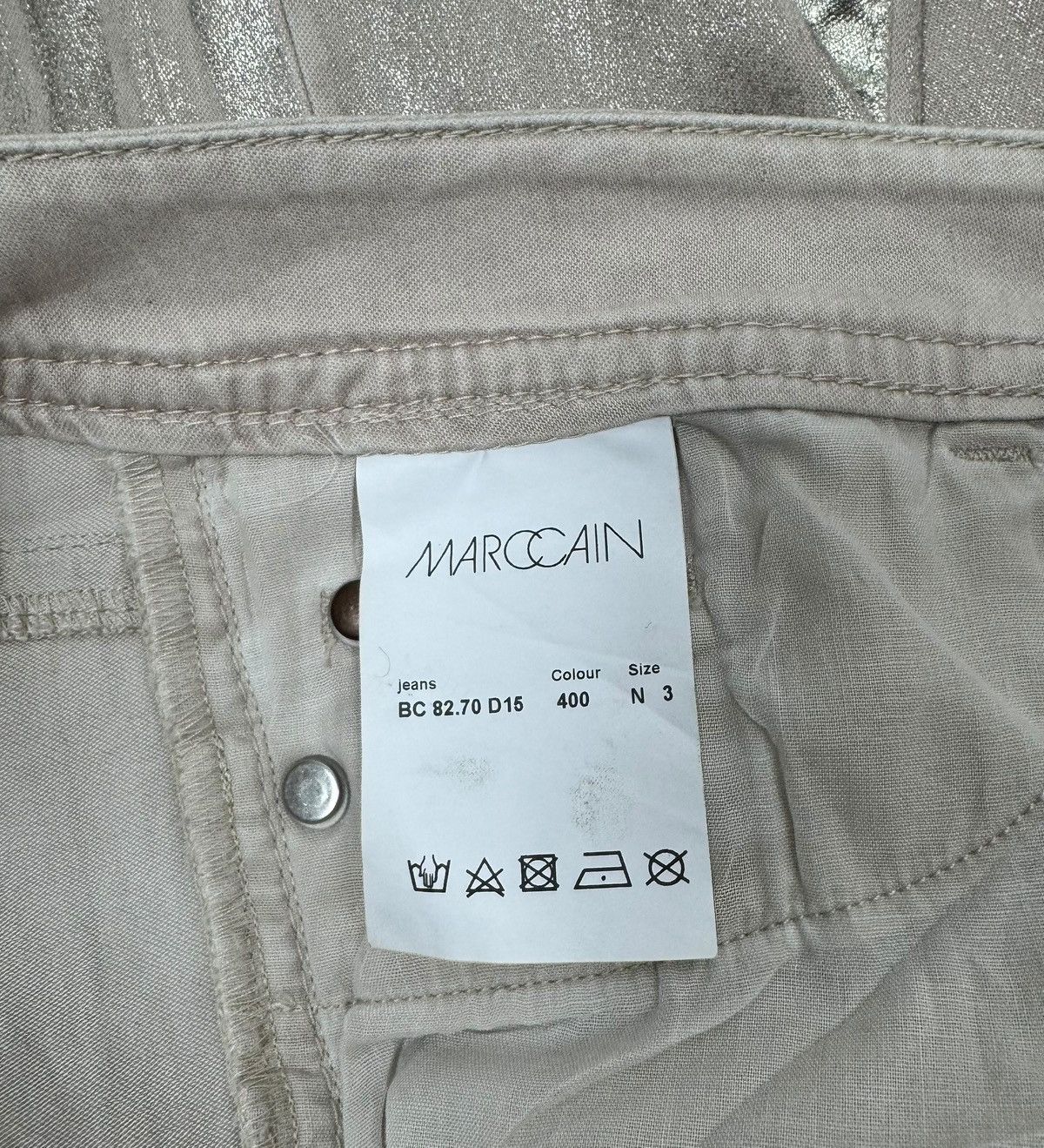 Other Marc Cain Waxed Glitter Slim Jeans size 3 Size 28" / US 6 / IT 42 - 15 Thumbnail