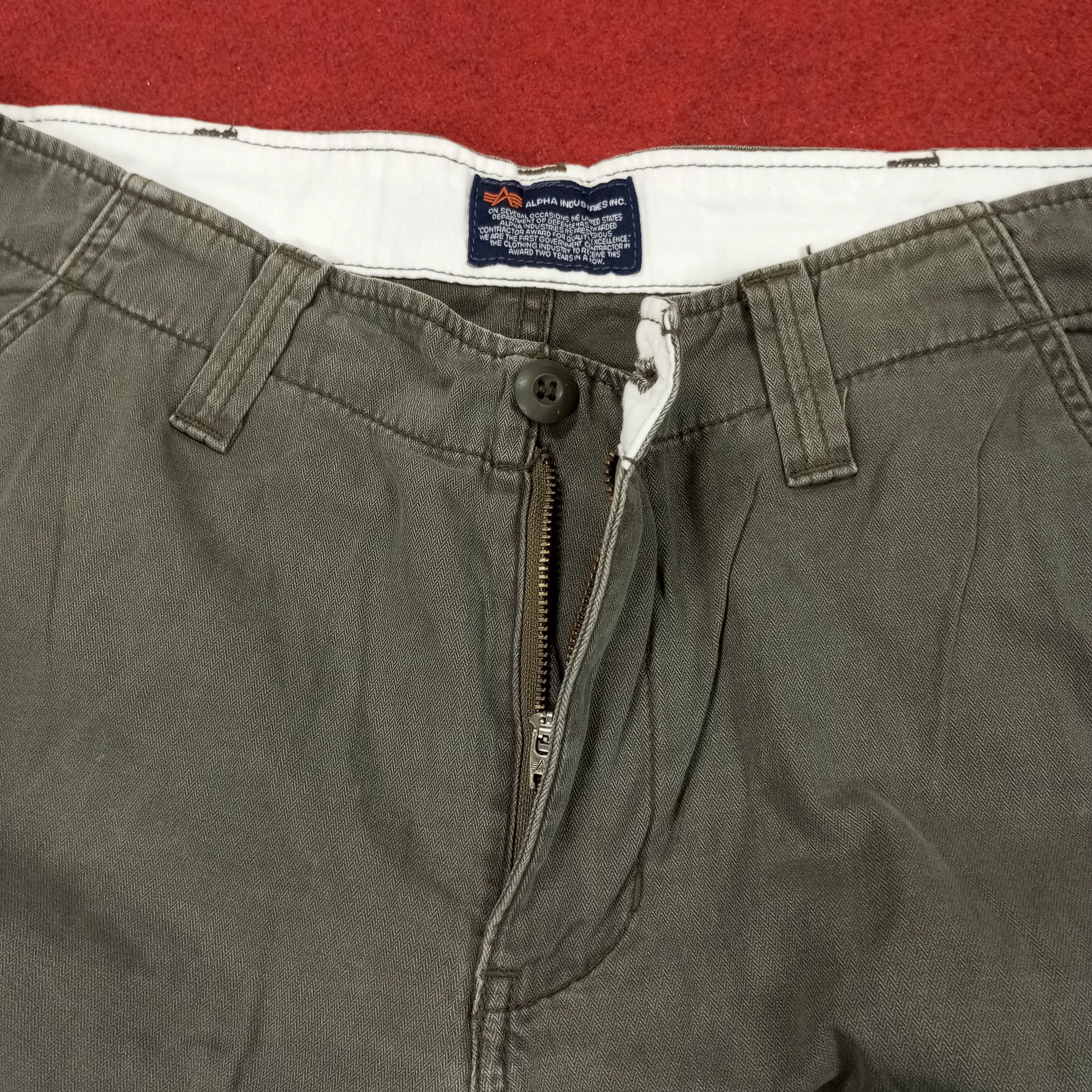 Alpha Industries × Vintage Alpha Industries Cargo Pocket Style Pants Size US 35 - 12 Thumbnail