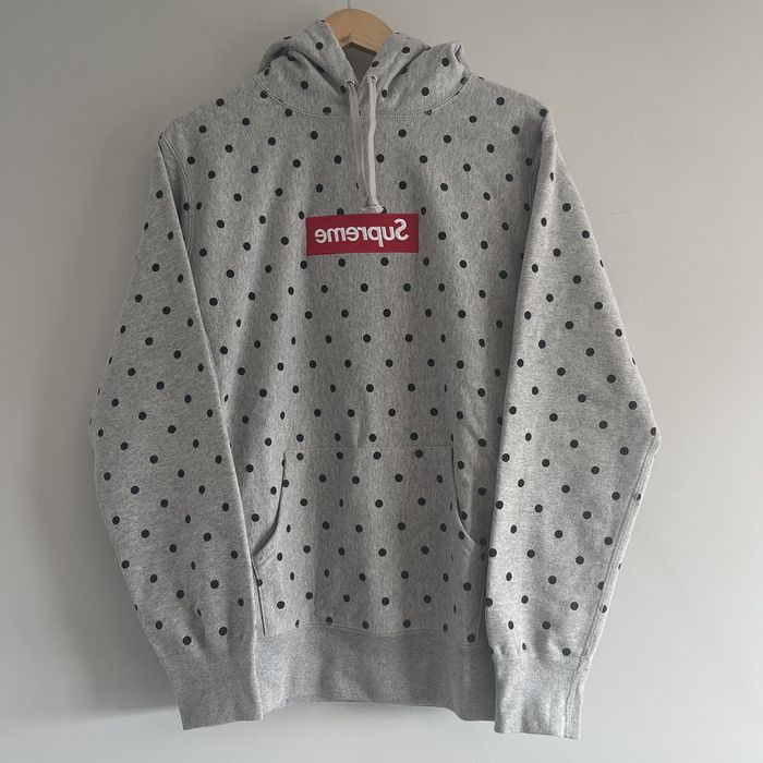 Supreme x comme des cheap garcons polka dot hoodie