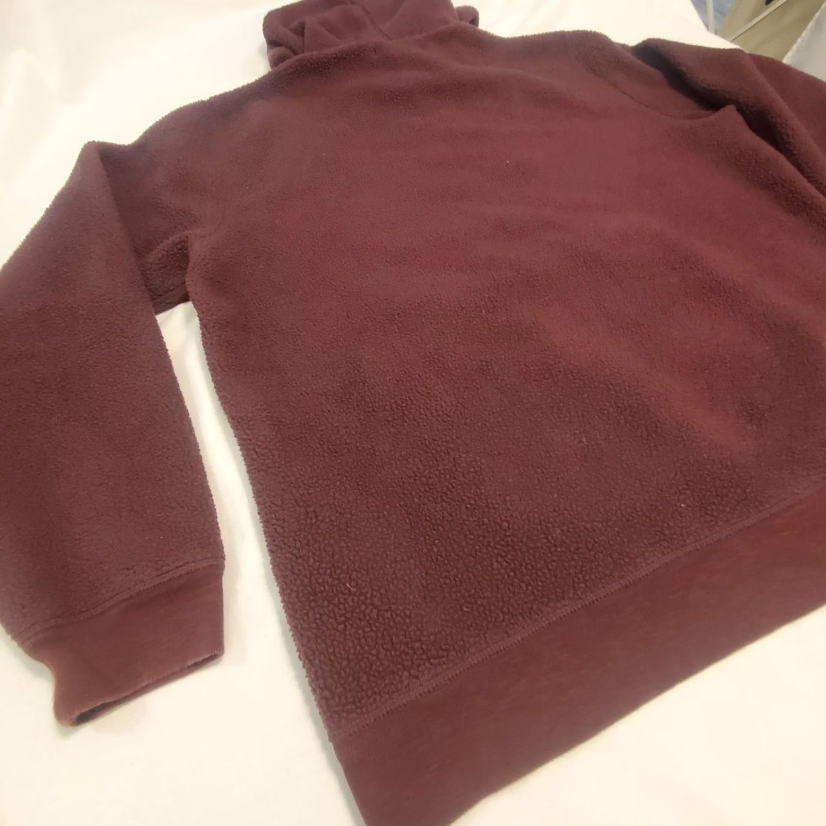 Outerknown Outerknown Pullover Hoodie Fleece Maroon Red Fuzzy Hooded XL Men Size US XL / EU 56 / 4 - 8 Thumbnail