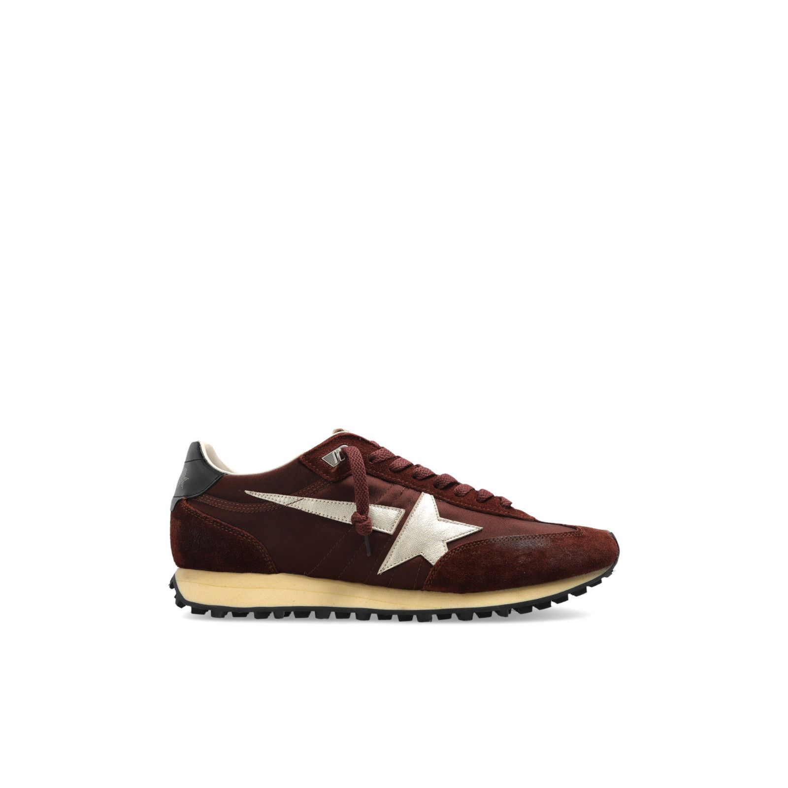 GOLDEN GOOSE Marathon Men's Burgundy Suede Sneakers New (Men