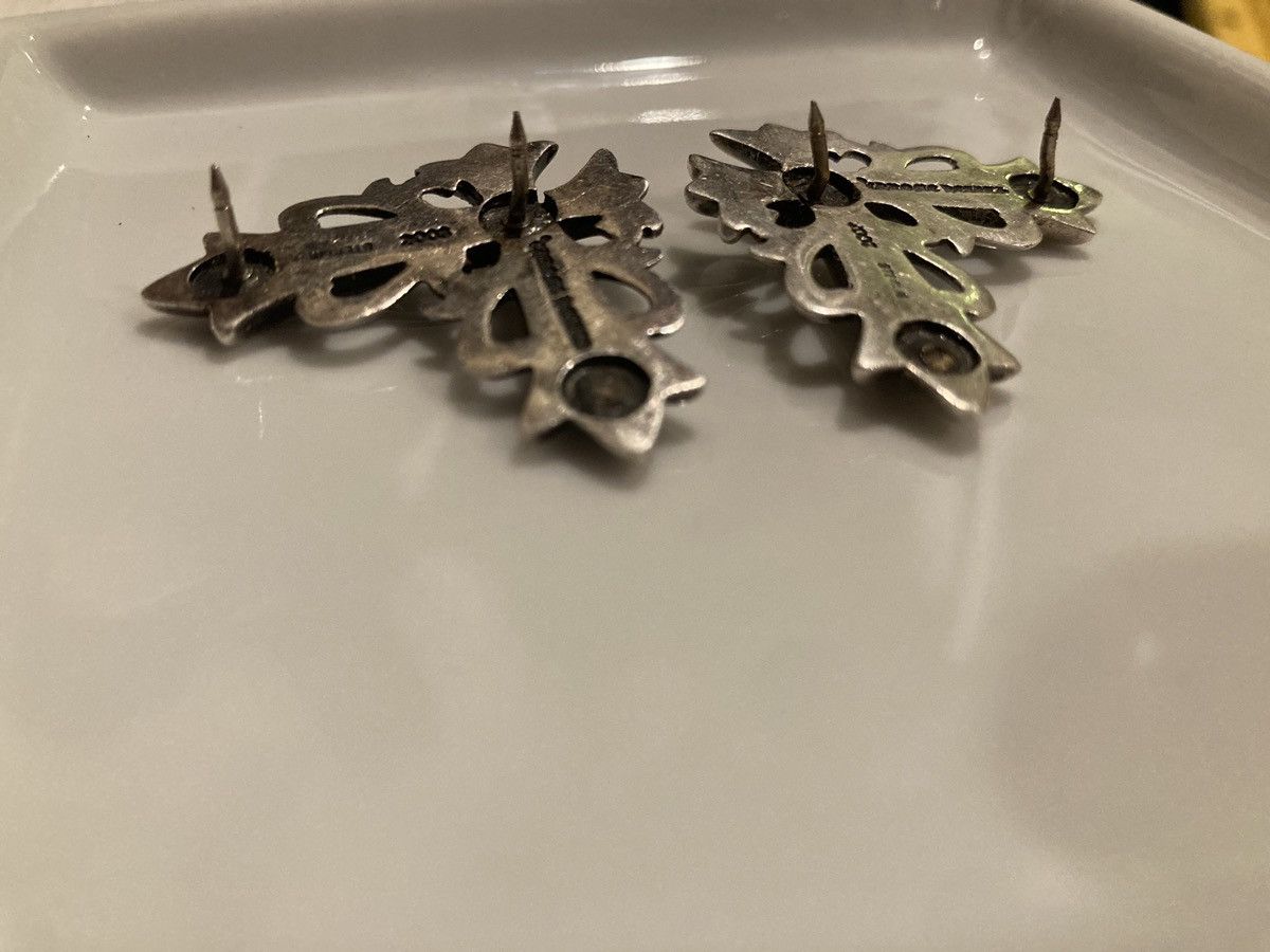 *RARE* Chrome Hearts Double Cross Collar Pins
