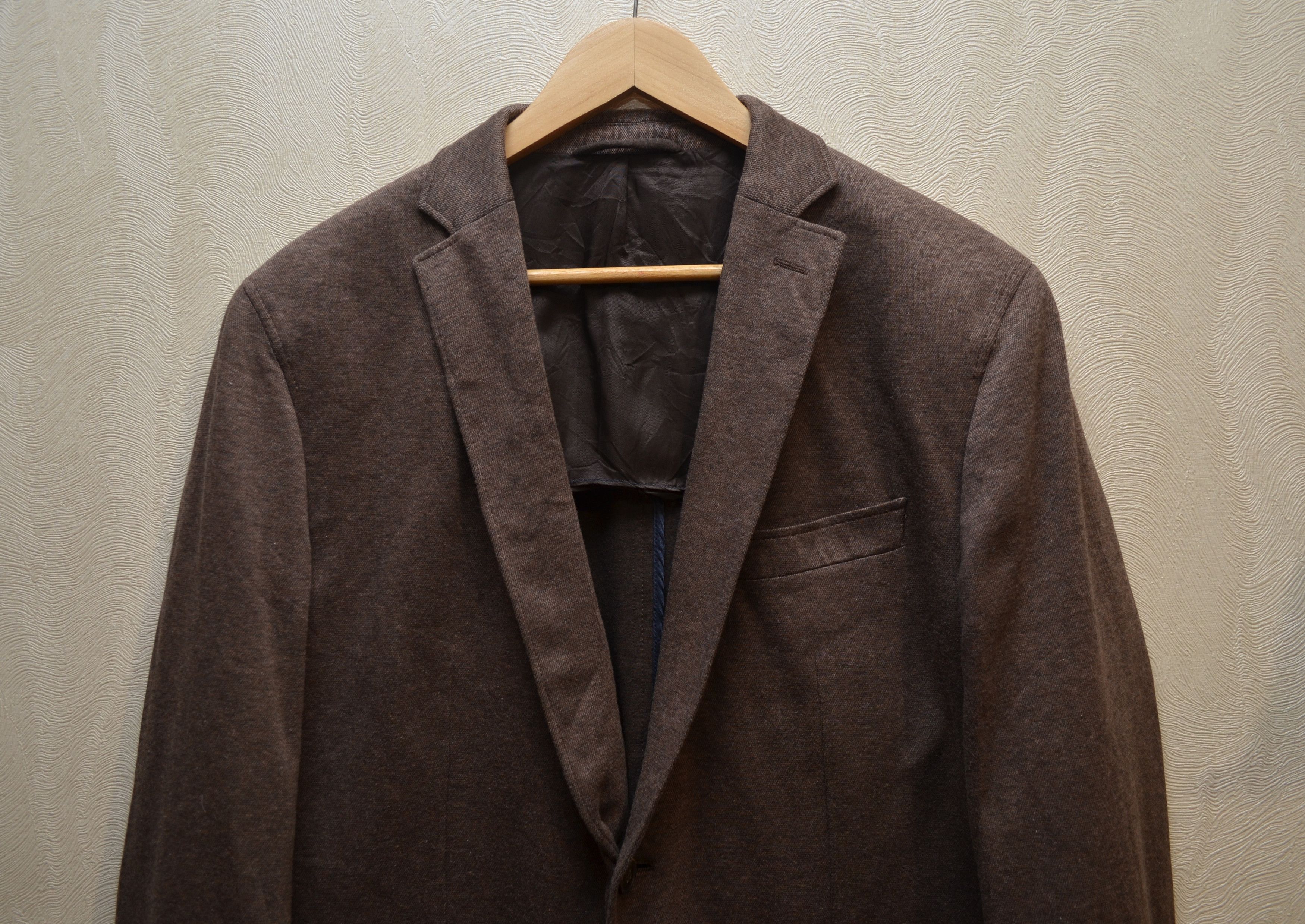 Hackett HACKETT London Jersey Stretch Cotton Blazer Jacket Size 46R Size 46R - 2 Thumbnail