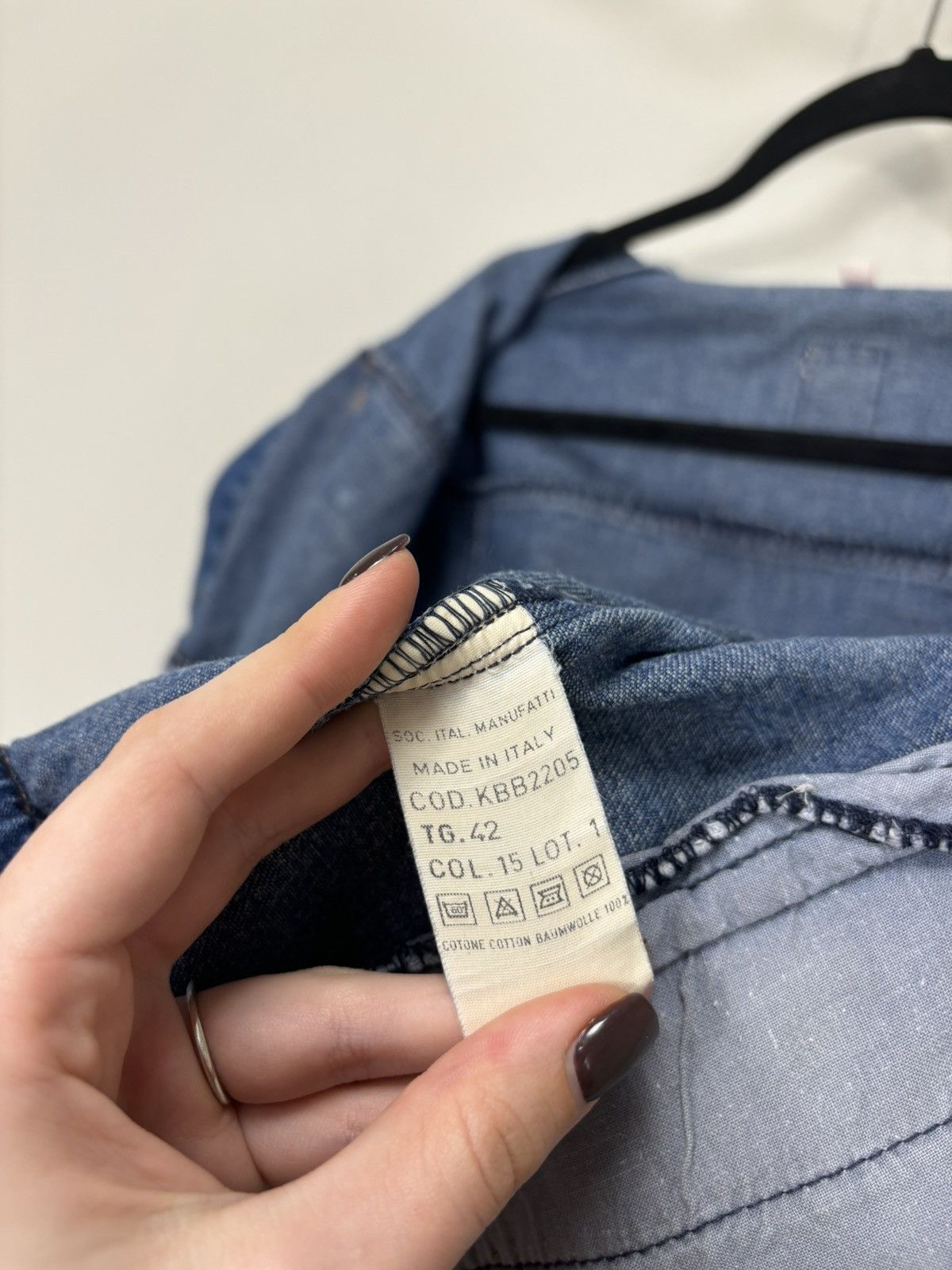 Moschino Vintage Moschino Women’s 90s Blue Boxy Fit Denim Jacket Size M / US 6-8 / IT 42-44 - 14 Thumbnail