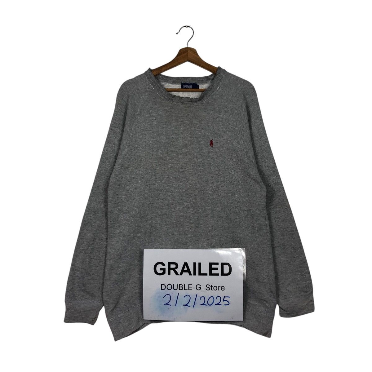 Japanese Brand × Vintage 📌Vintage Polo by Polo Ground Sweatshirt Small Pony Size US L / EU 52-54 / 3 - 1 Thumbnail
