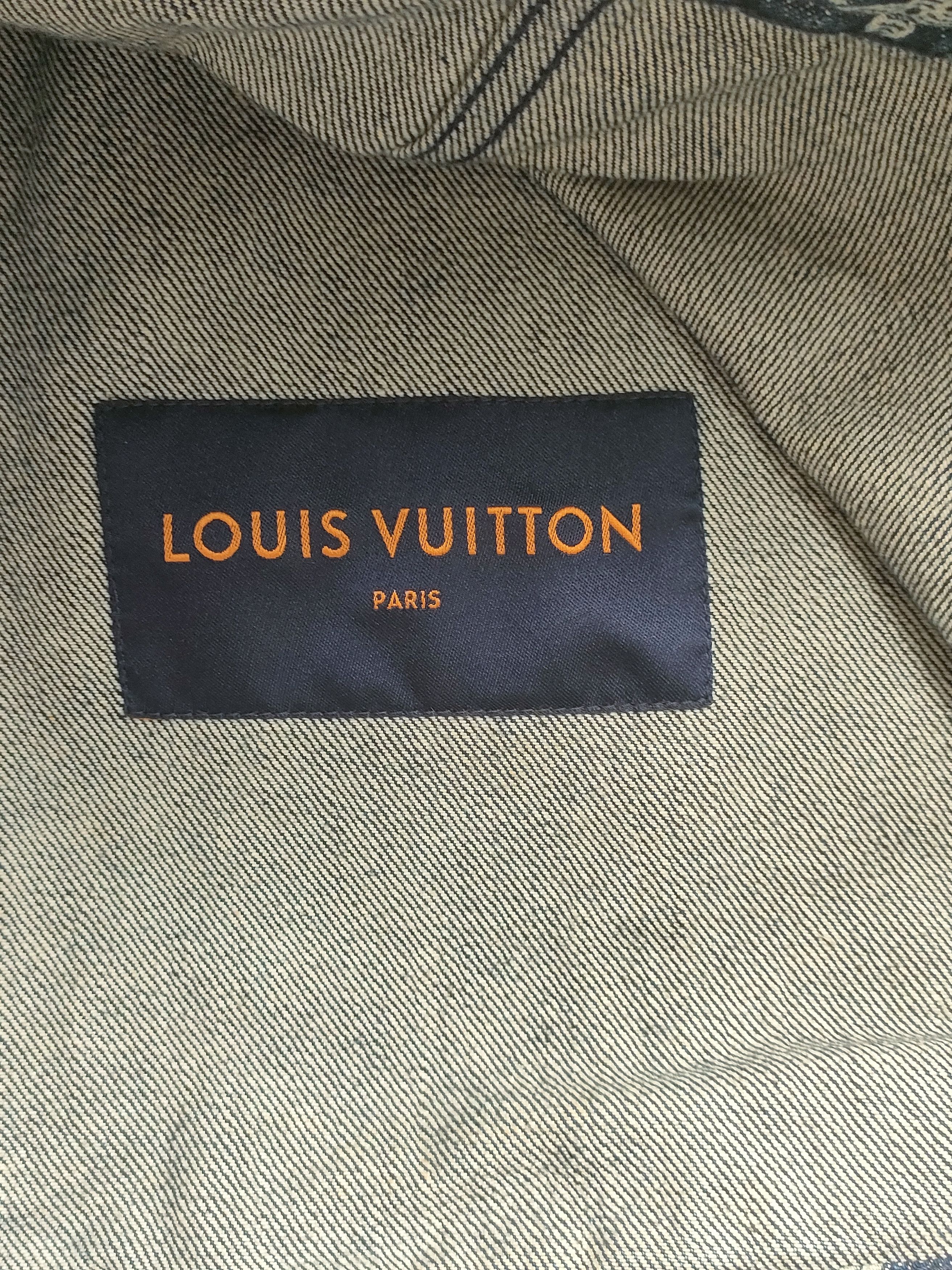 Louis Vuitton Louis Vuitton Old Flower Printed Denim Jacket Size US L / EU 52-54 / 3 - 7 Thumbnail