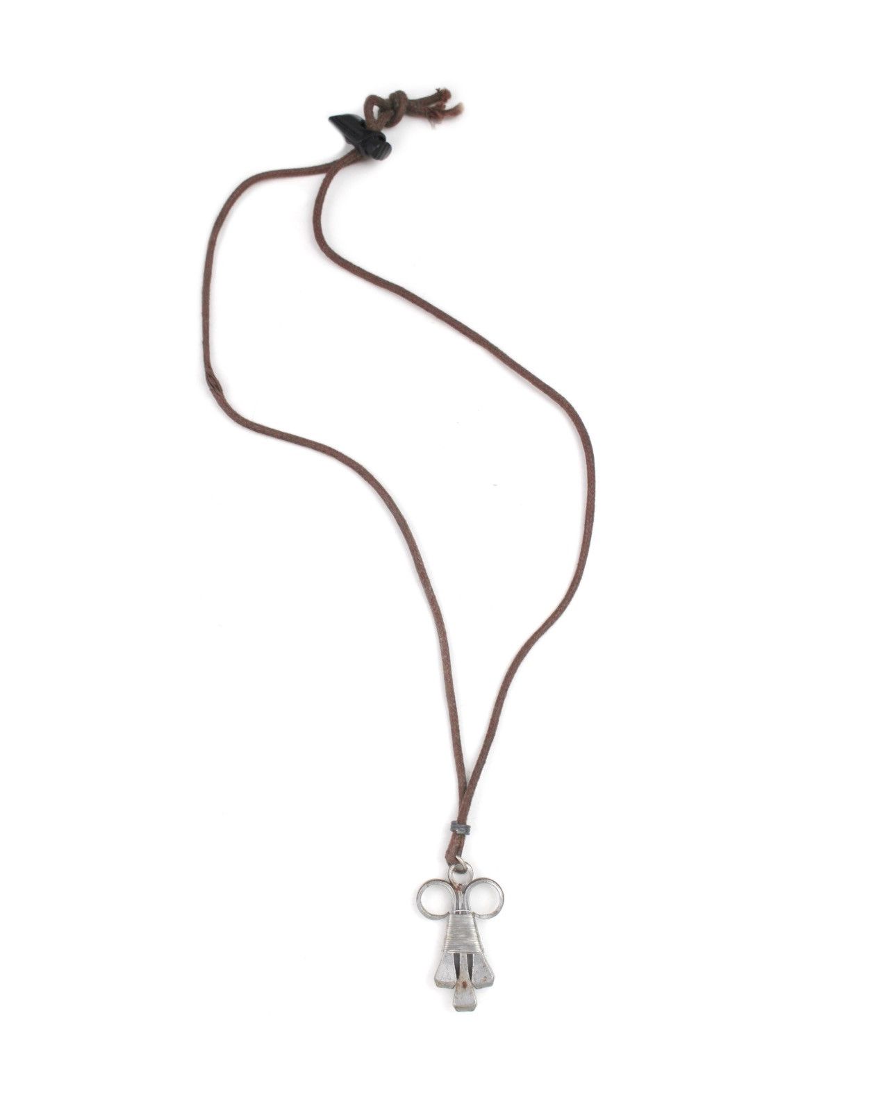 If Six Was Nine 2000S JAPANESE MADE RAW METAL PRONG CHARM CORD NECKLACE Size ONE SIZE - 2 Thumbnail