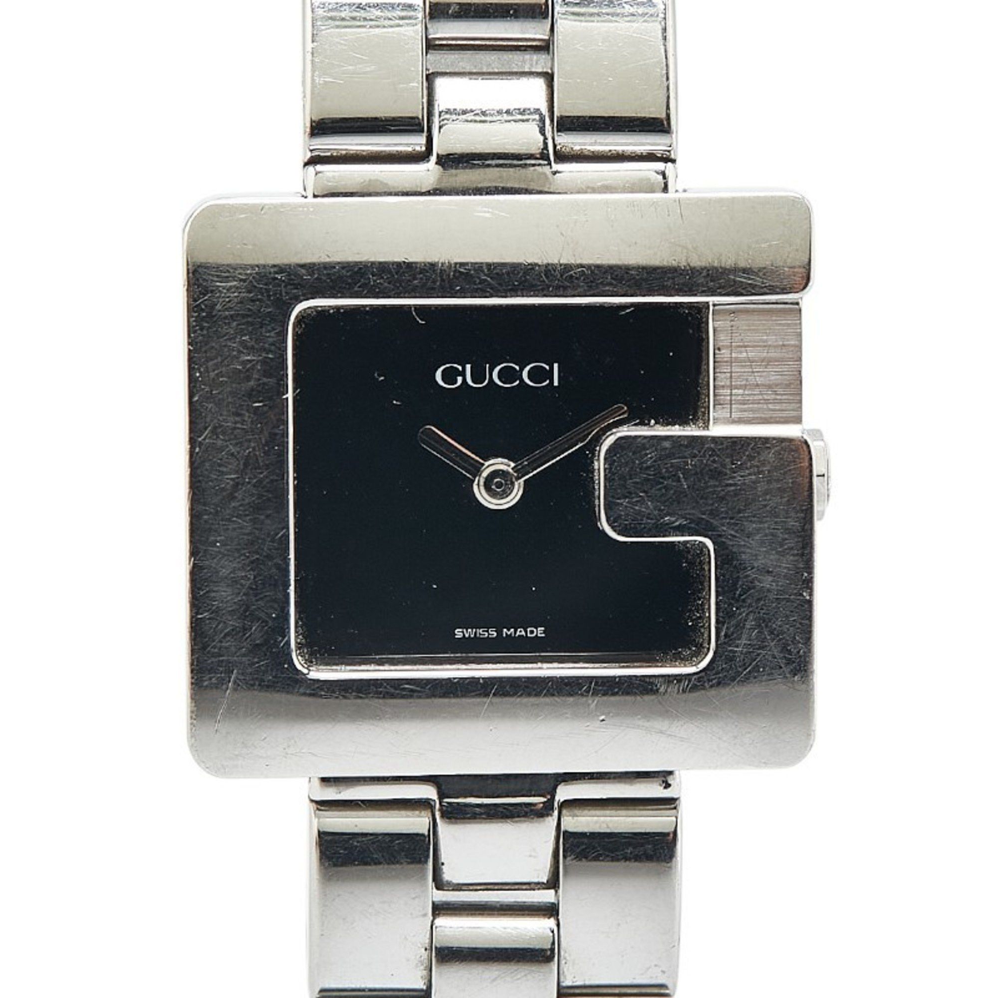 Gucci G Watch 3600L Quartz Black Dial Stainless Steel Women's Gucci