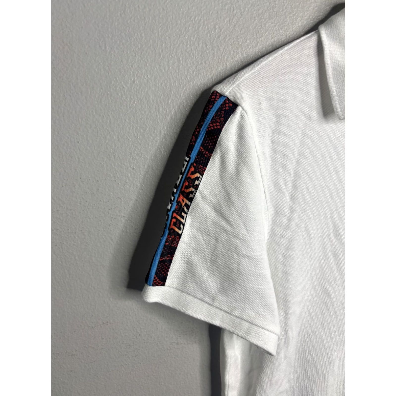Cavalli Class Cavalli Class Polo Shirt Mens M White Graphic Print Logo Snakeskin Cavalli Class Size US M / EU 48-50 / 2 - 2 Thumbnail