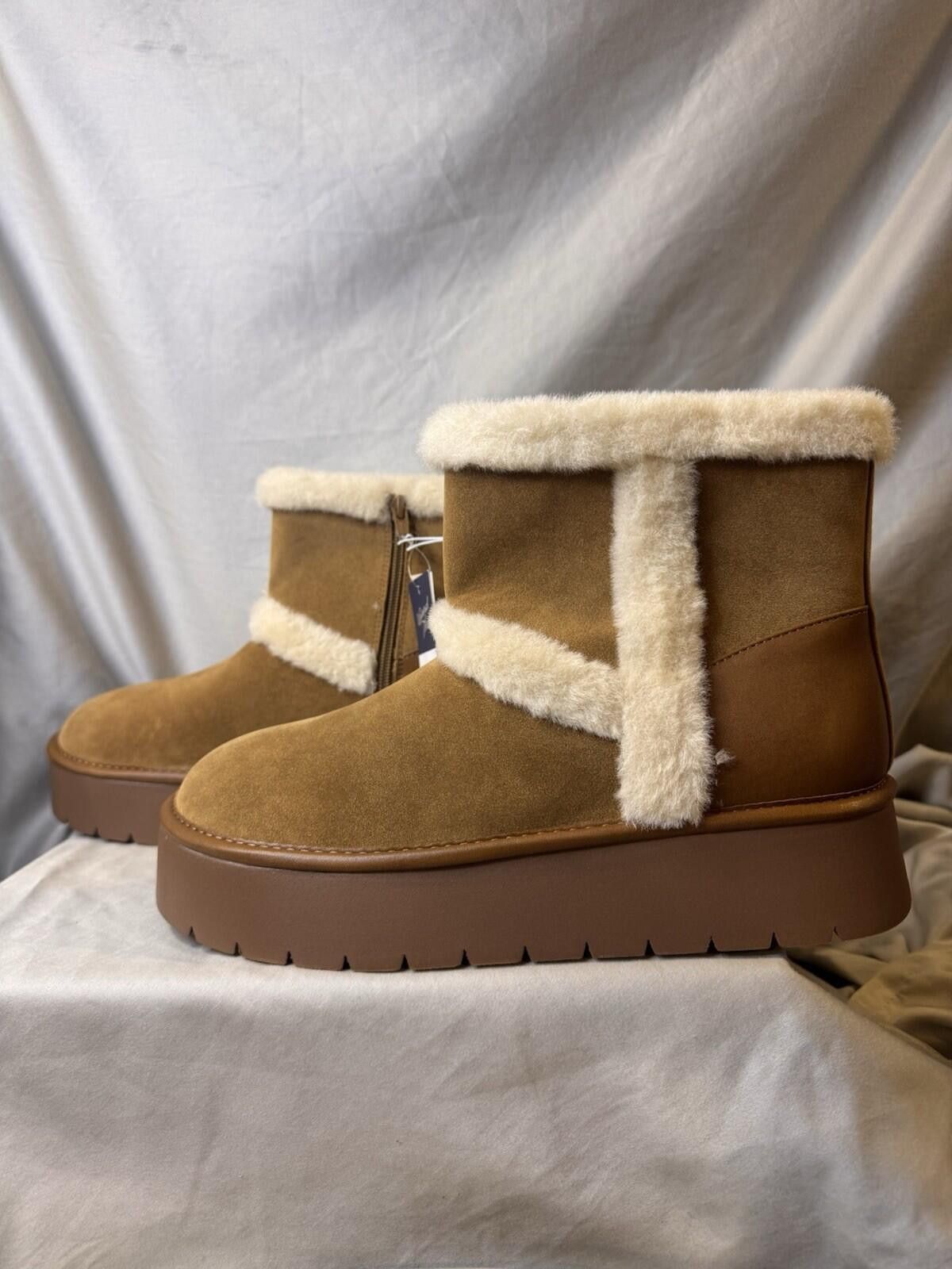 Other Universal Thread Women’s Luma Boots Cognac Sz 9 [A41] Size US 9 / IT 39 - 4 Thumbnail