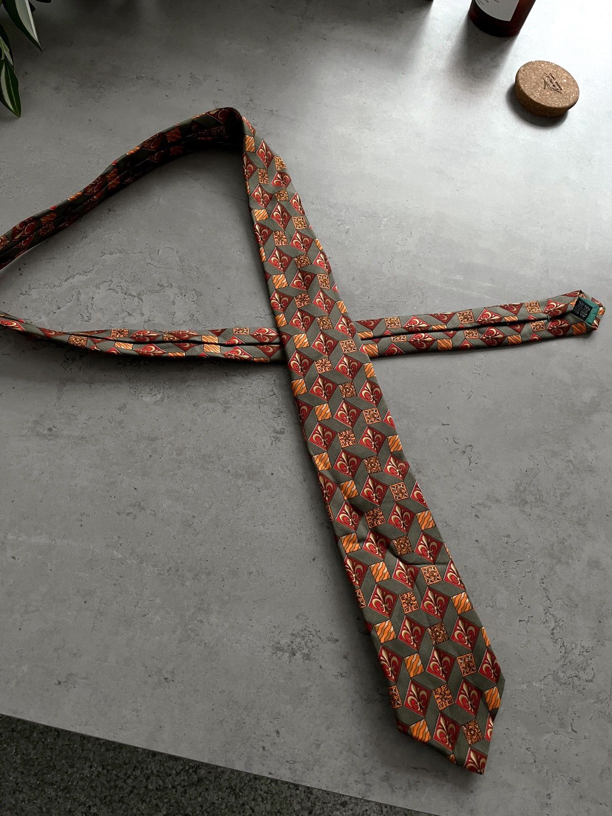 Aquascutum × Vintage AQUASCUTUM 100% silk made in England tie Size ONE SIZE - 6 Thumbnail