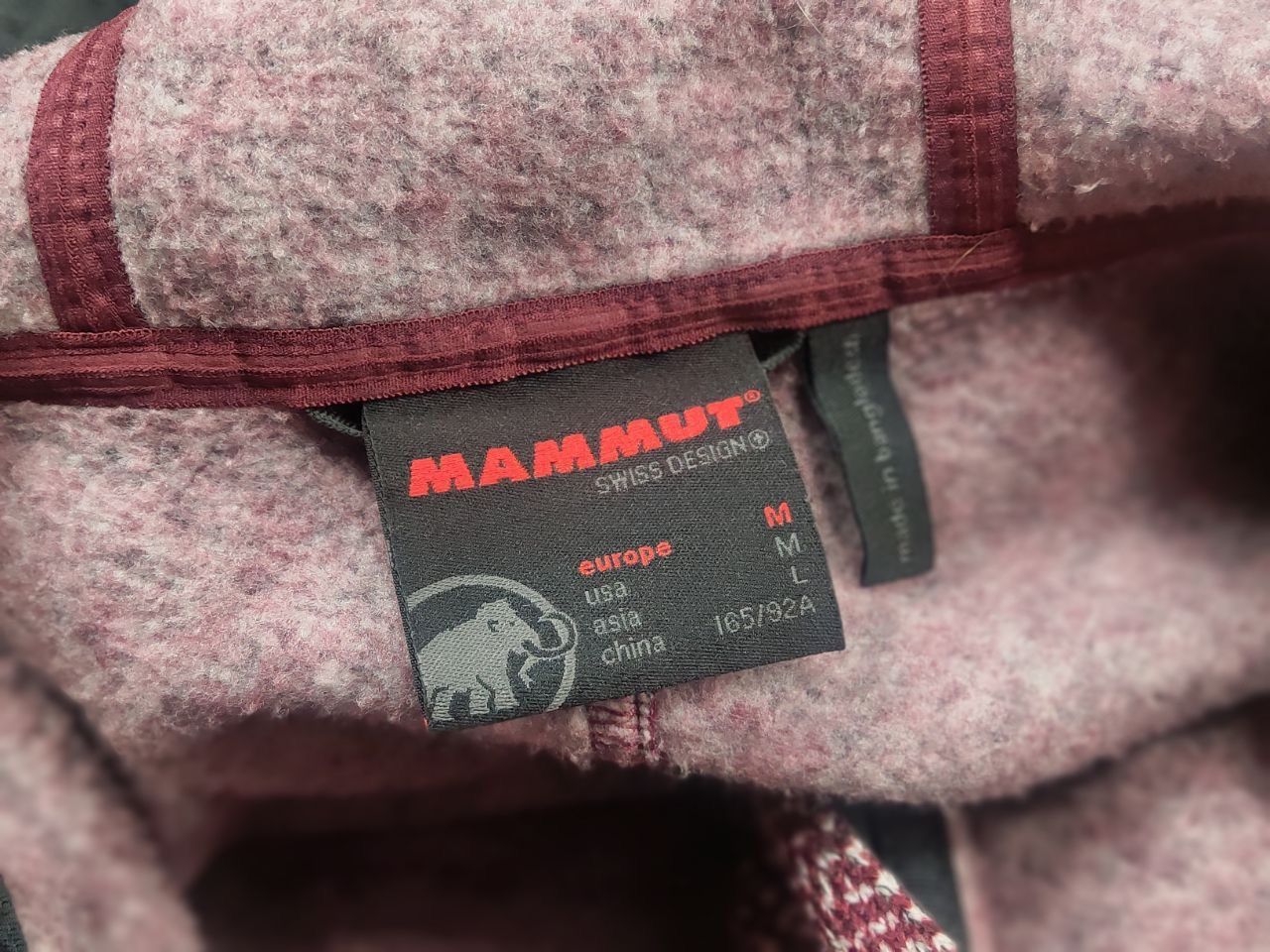 Mammut Mammut Chamuera ML Titanium thermo Fleece Zip Red Jacket Size M / US 6-8 / IT 42-44 - 19 Thumbnail
