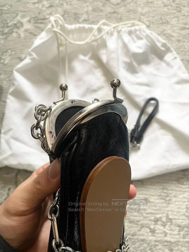 Maison Margiela black chain crossbody bag by maison margiela. Size ONE SIZE - 6 Thumbnail
