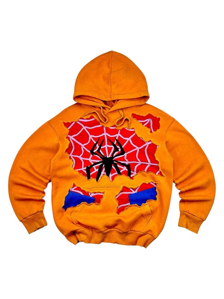 Japanese Brand Reworked 1 of 1 Pumpkin Venom Hoodie Size S/M Size US M / EU 48-50 / 2 - 1 Thumbnail