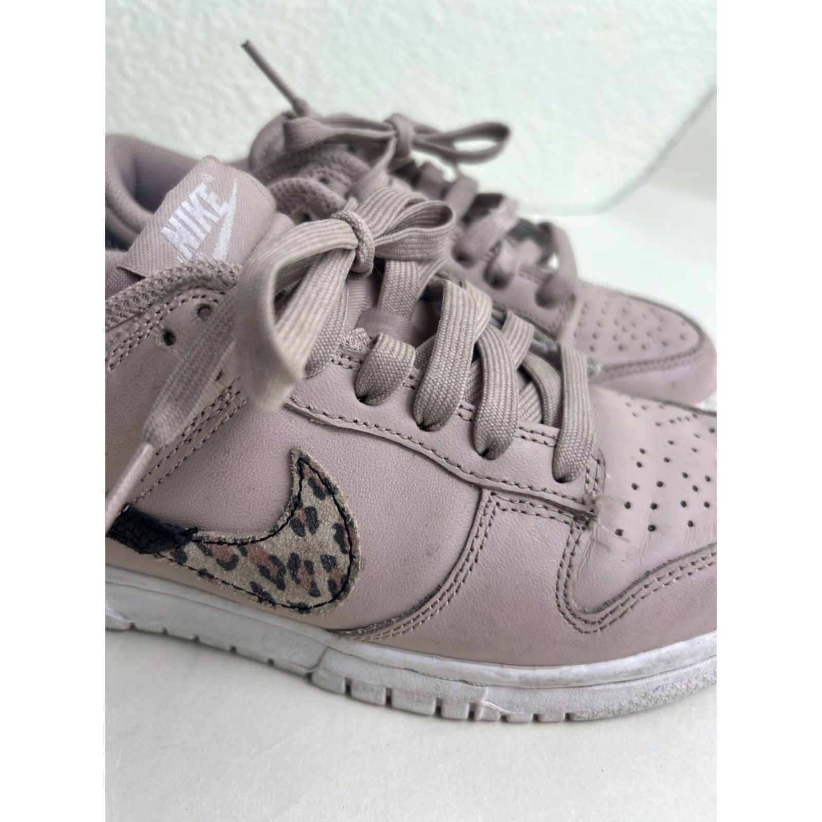Nike Nike Dunk SE Low Primal Pink Women's Sneakers Low Top Lace Up 5 Pink Size US 5 / IT 35 - 3 Thumbnail
