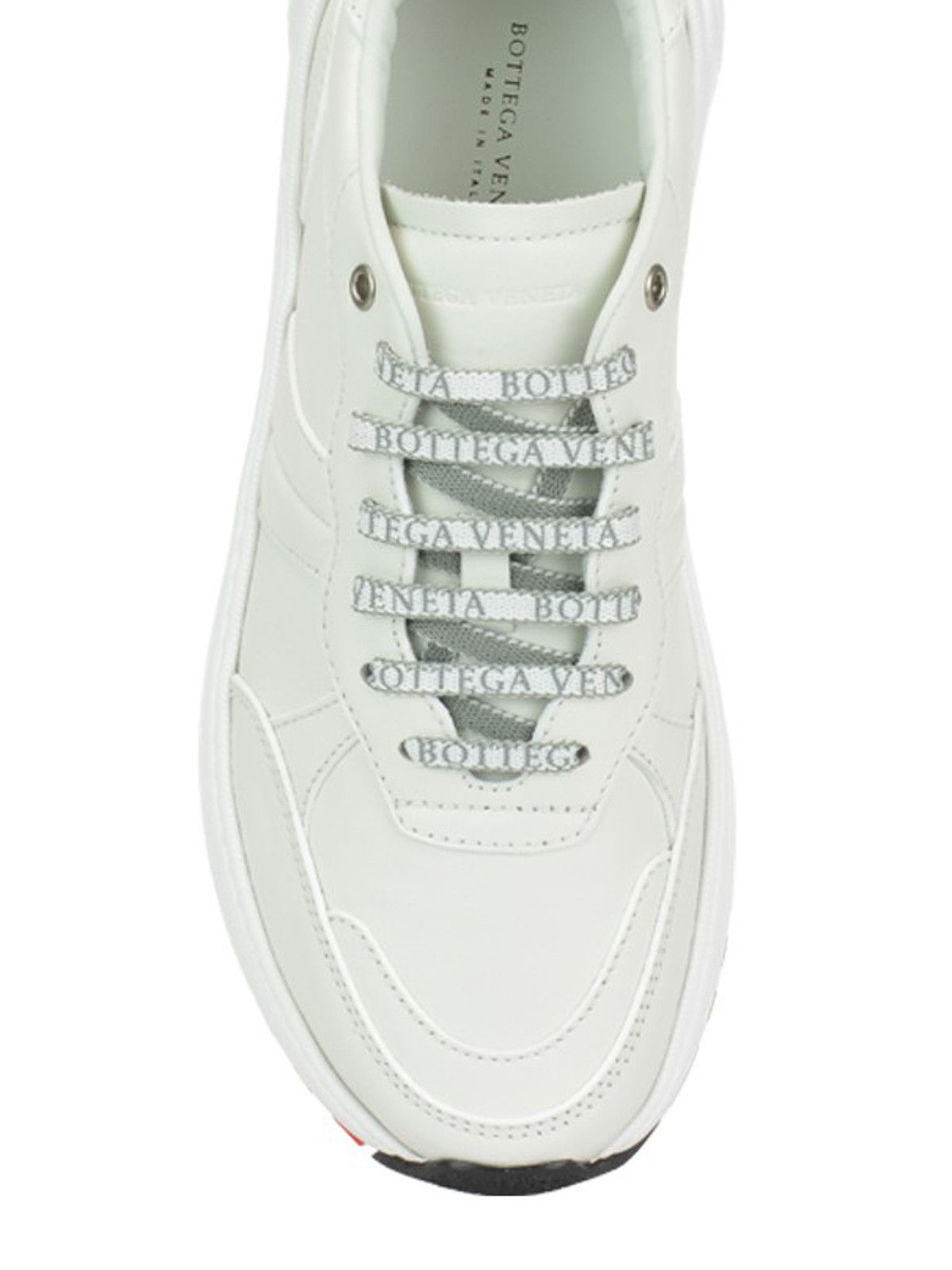Bottega Veneta o1s1wg110924 Rubber Tenis Calf Sneakers in White Size US 8.5 / EU 41-42 - 4 Thumbnail