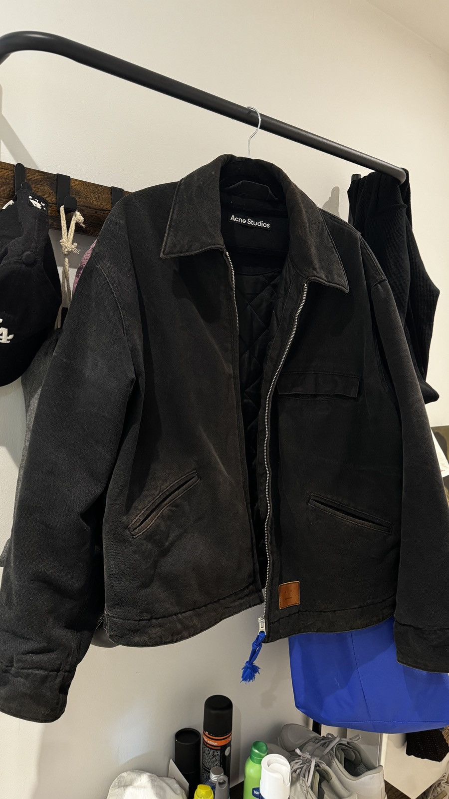 Acne Studios Acne Studios Stonewash Black Denim Jacket like Carhartt Size US M / EU 48-50 / 2 - 3 Thumbnail