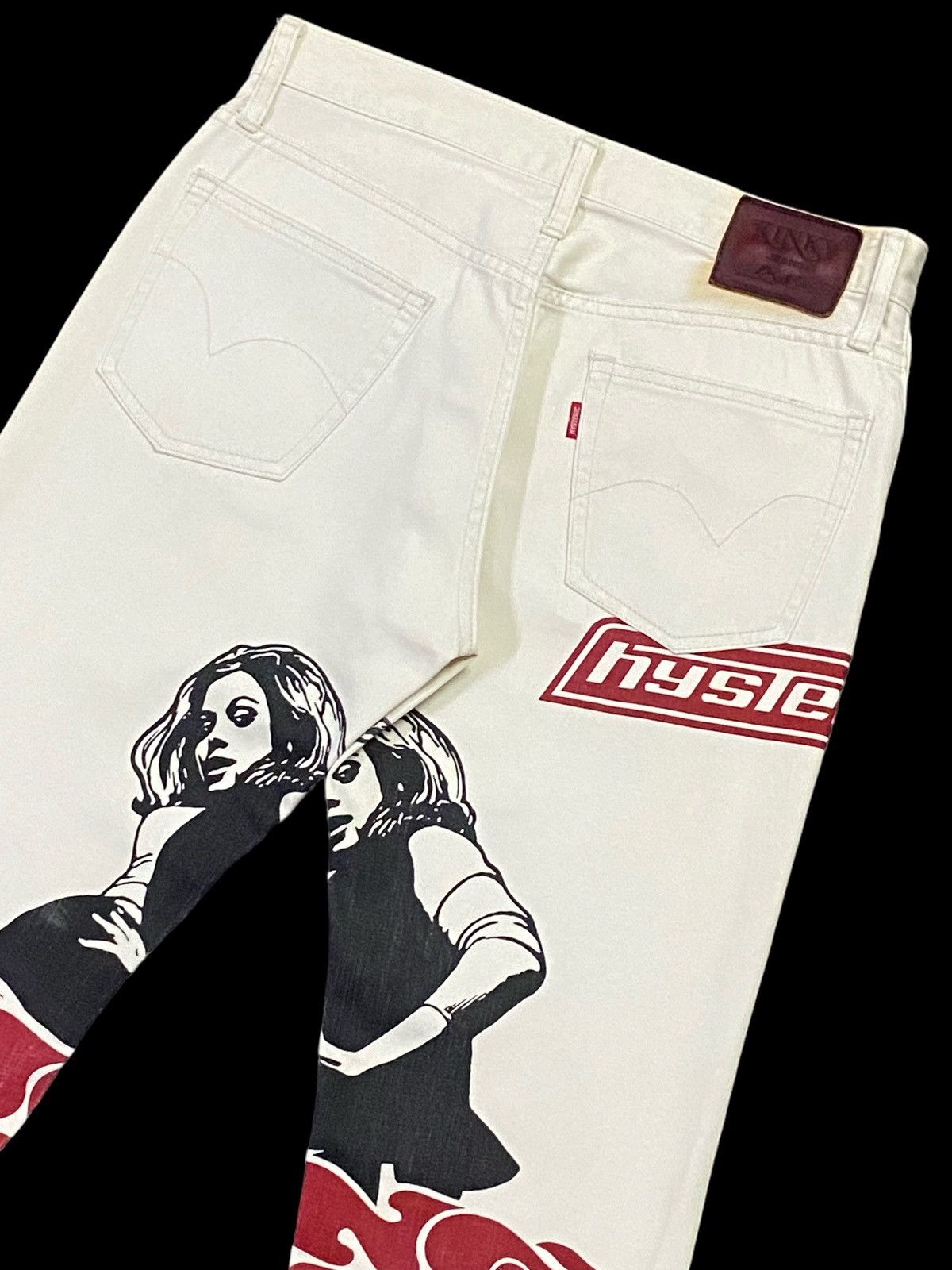 Hysteric Glamour Rare‼️Hysteric Glamour Big Print Pants Size US 29 - 20 Thumbnail