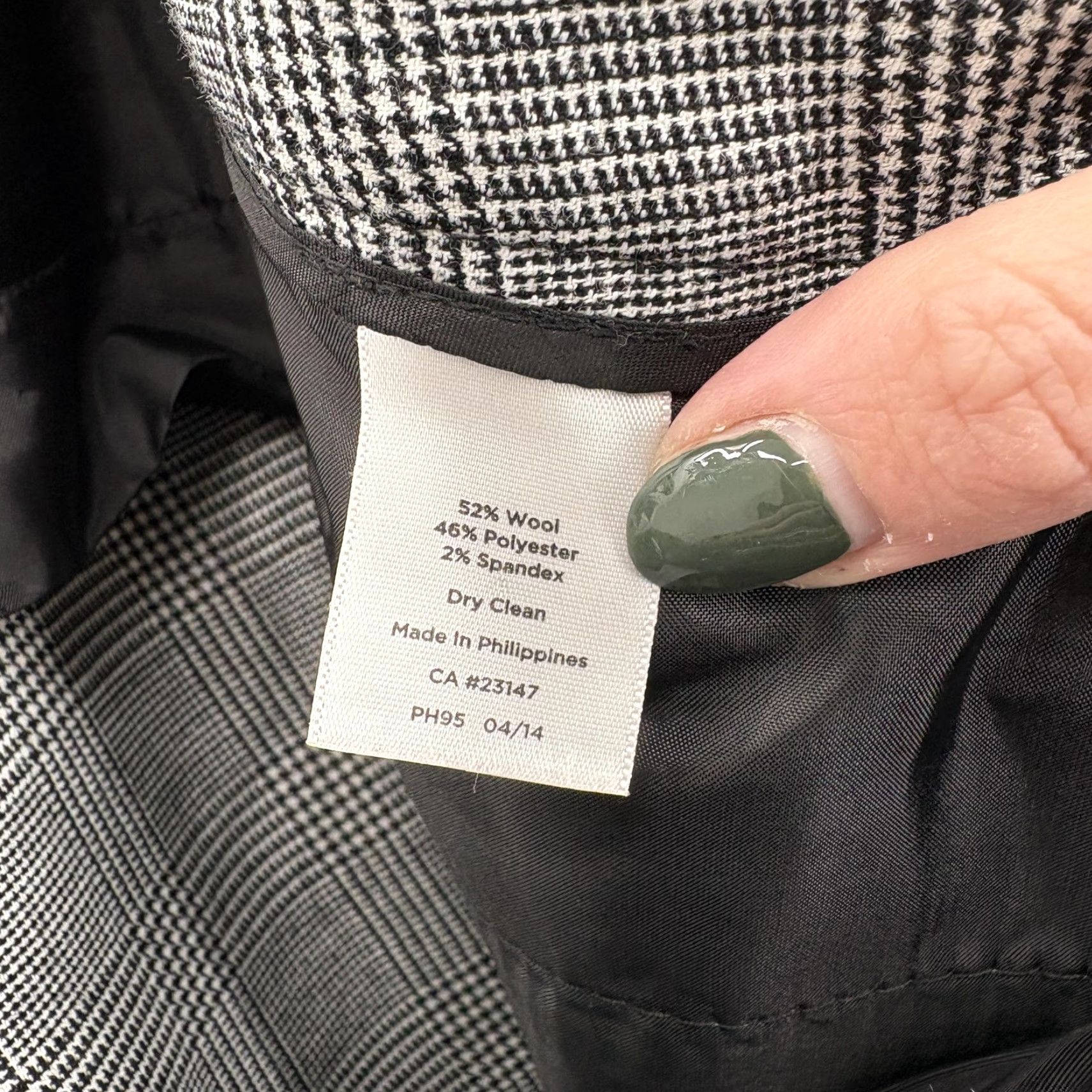Talbots Talbots Womens Pants Gray Heritage Plaid Wool Blend 24W Dress Trousers Career Workwear Straight Leg Mens Womens? Size 42" / US 20 - 5 Thumbnail