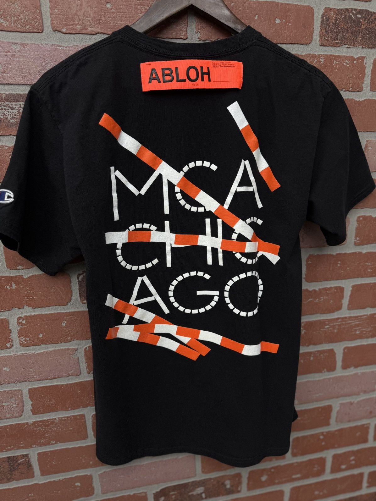 Off-White Off White Champion Tee Shirt Virgil Abloh Size M Size US M / EU 48-50 / 2 - 8 Thumbnail