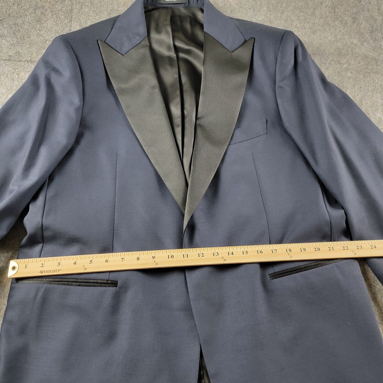 Todd Snyder Todd Snyder Italian Peak Lapel Wool Tuxedo Suit Blazer Size 46R - 7 Thumbnail