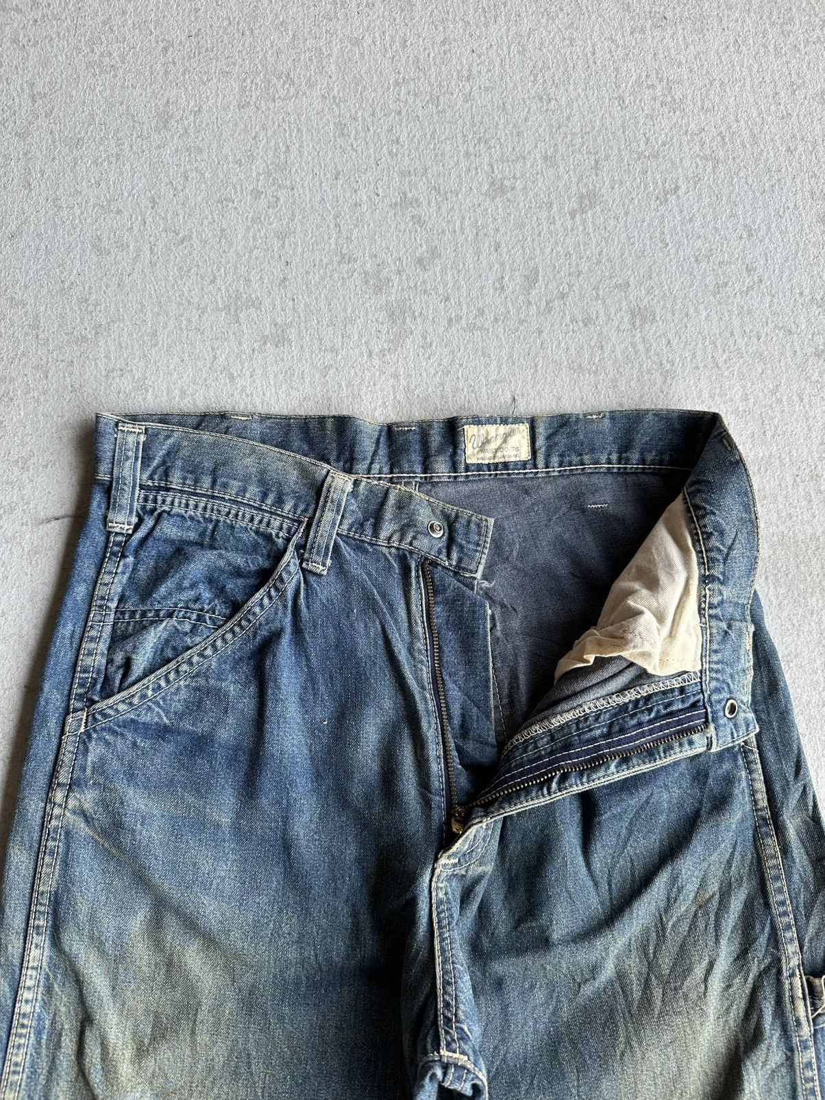 Japanese Brand W29 L32 🔥90’s Vtg WRANGLER Jeans Workwear Rusty Denim Pants Size US 29 - 7 Thumbnail
