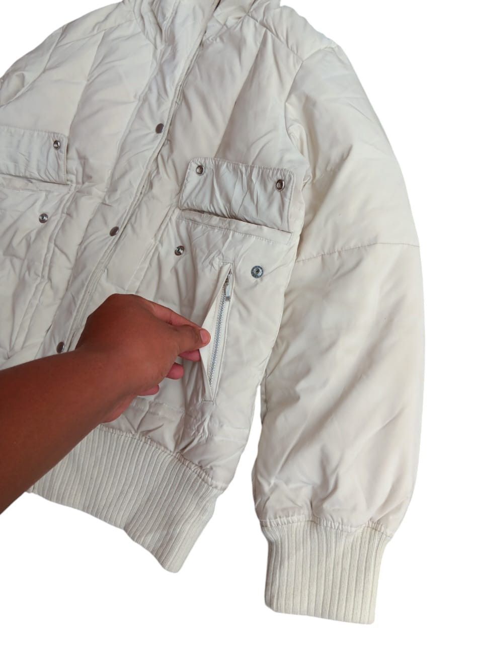 Michel Klein fur puffer jacket